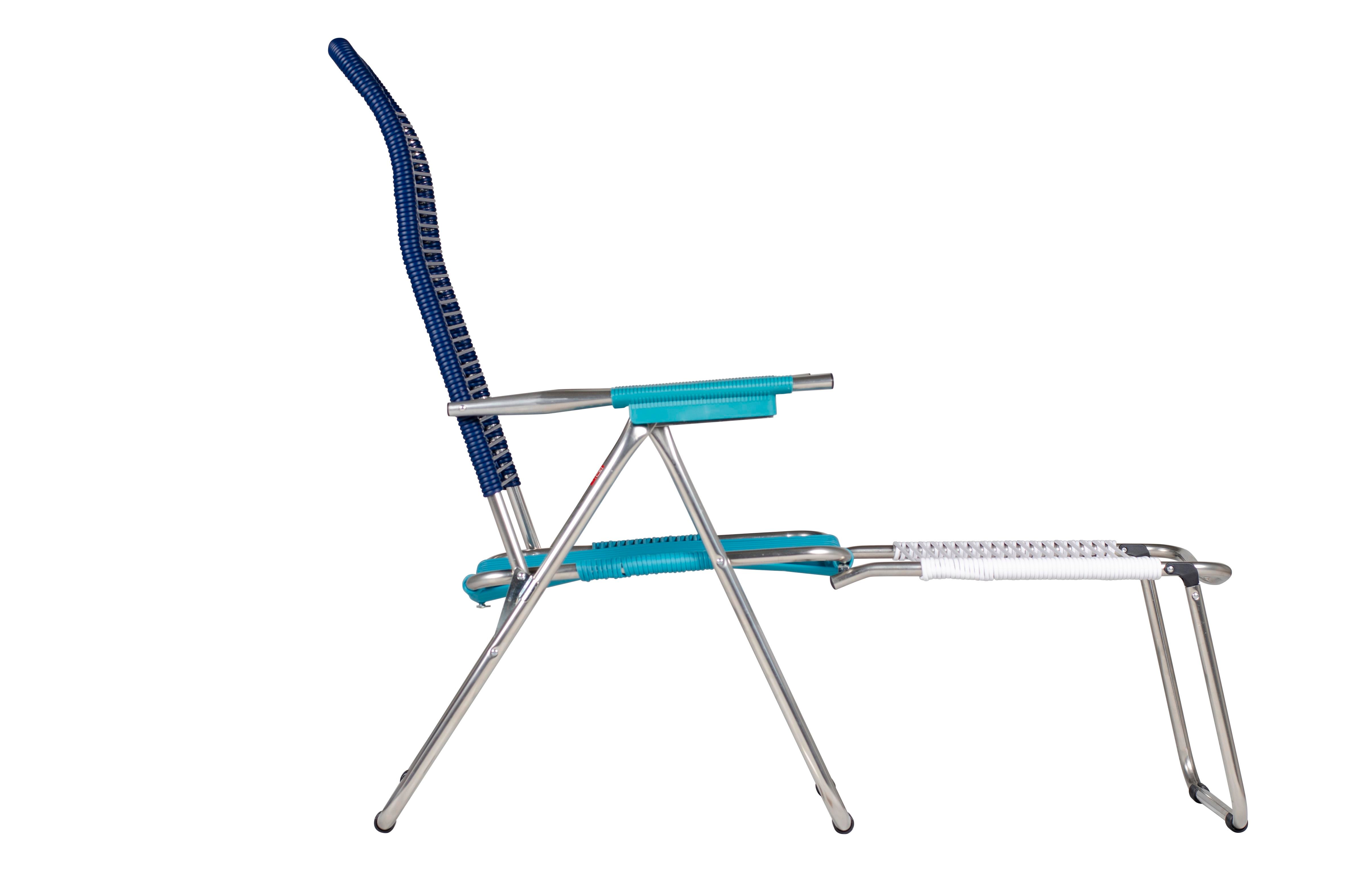 Spaghetti Uzanma Koltuğu - Mavi/Türkuaz/Beyaz/Türkuaz