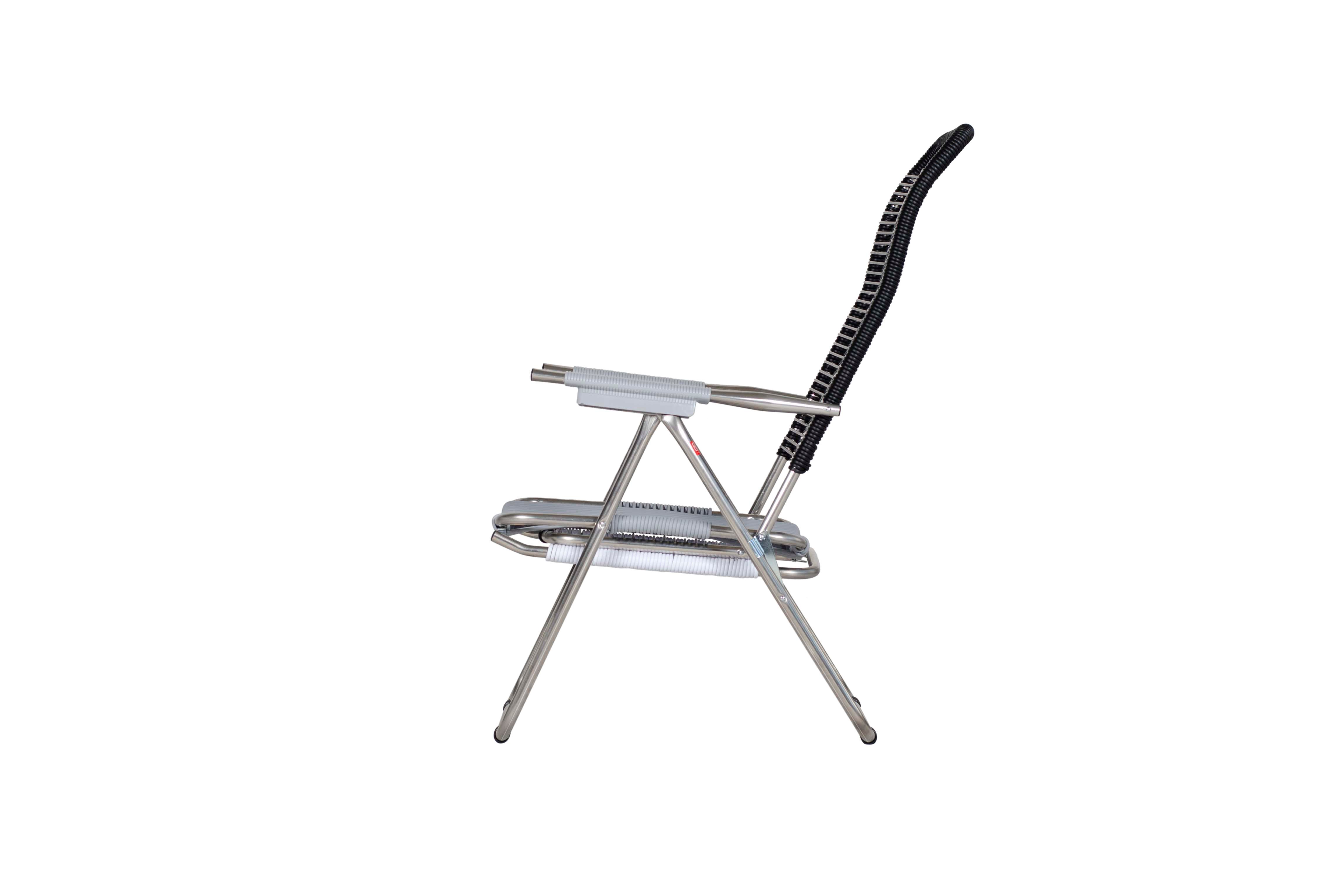 Spaghetti Uzanma Koltuğu - Siyah/Gri/Beyaz/Gri