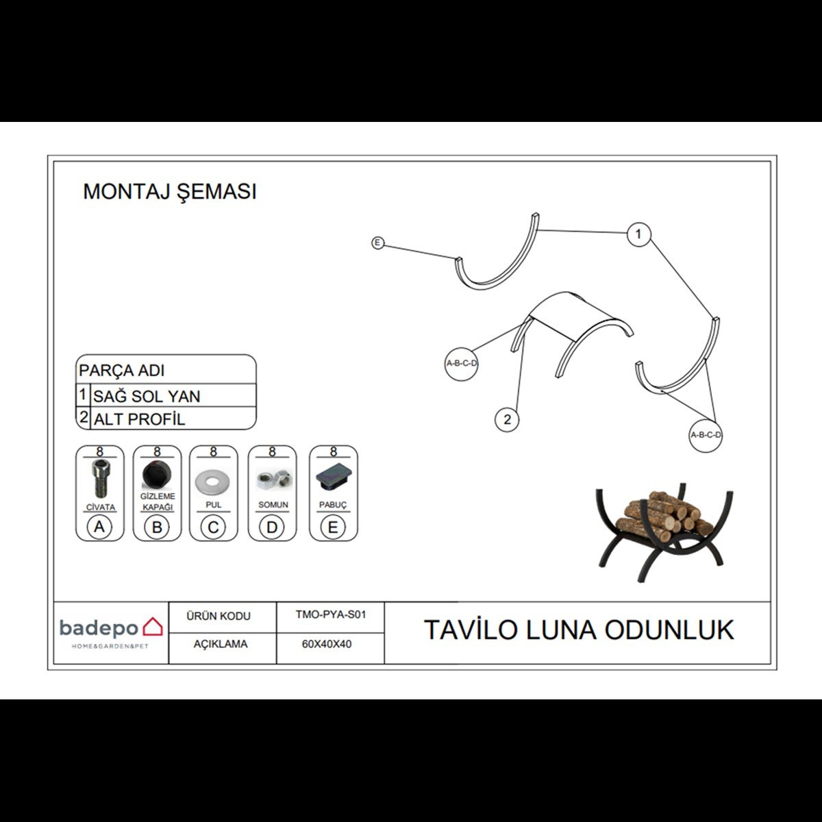 Tavilo Luna Odunluk