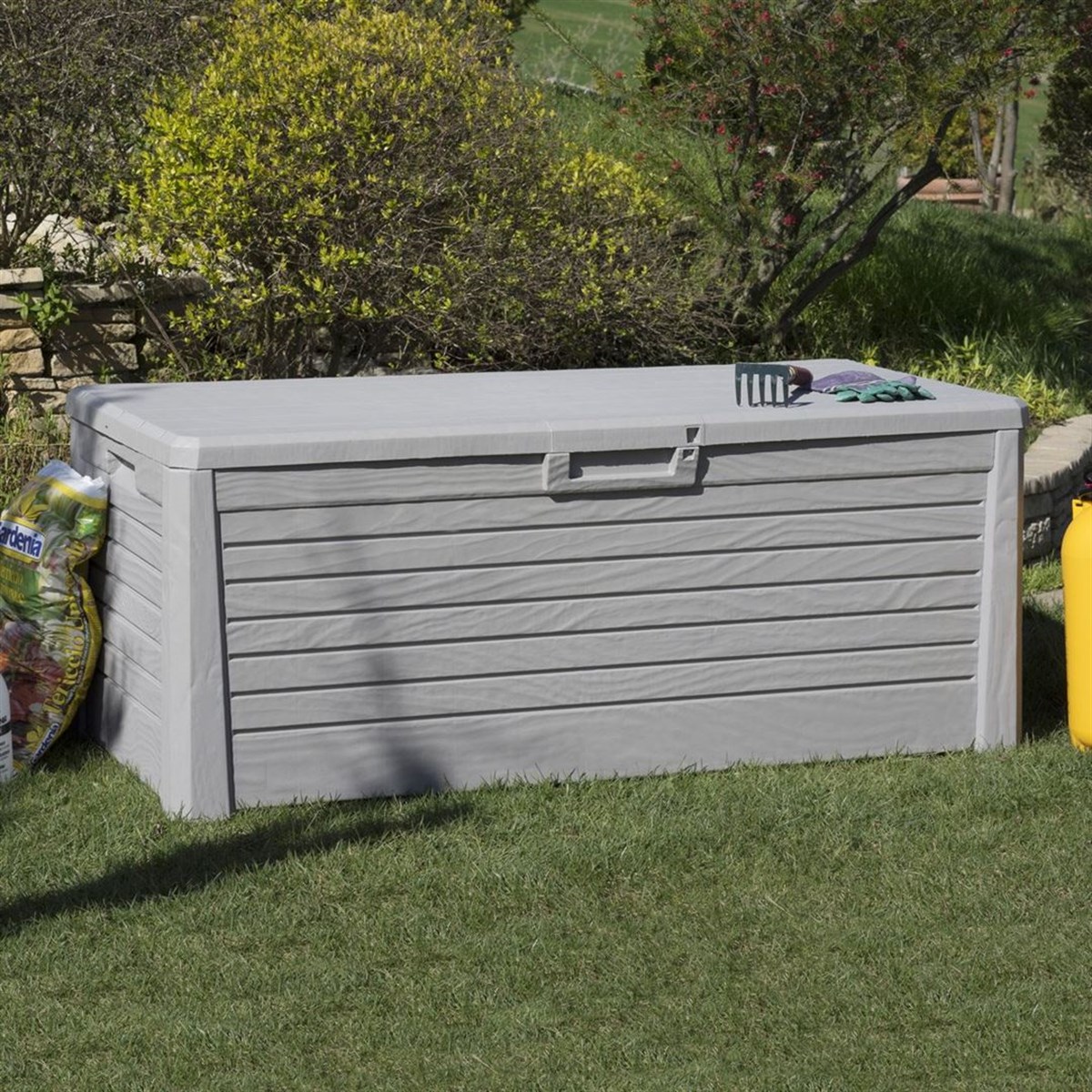 Toomax Florida 550L Bahçe, Balkon, Depolama Sandığı, Dolabı Gri