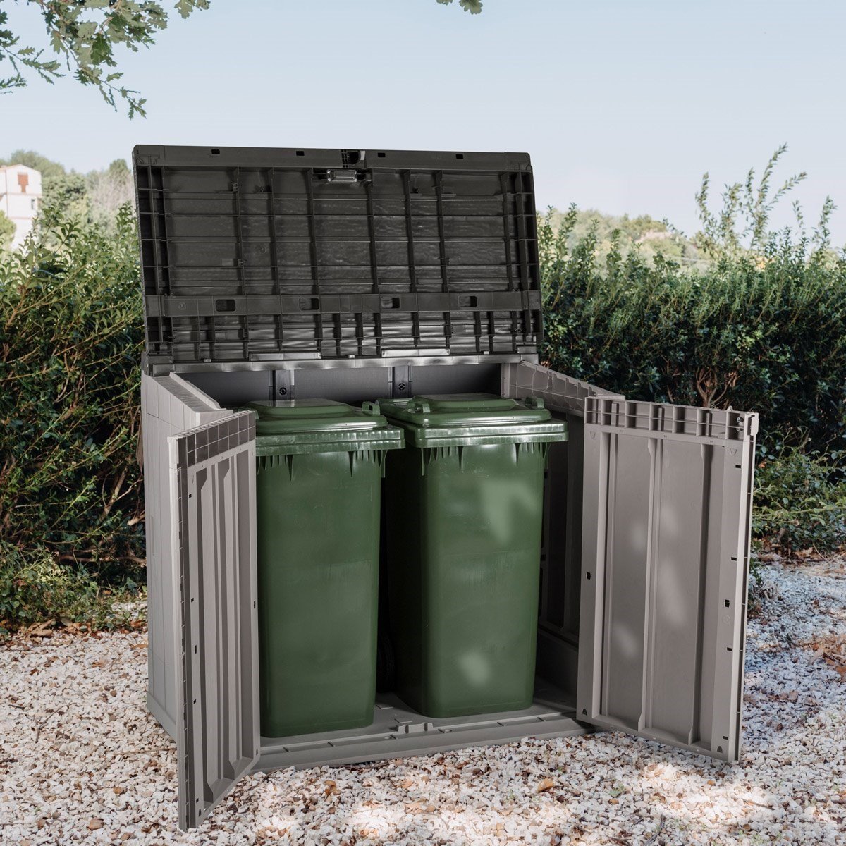 Toomax Stora Way 840L Bahçe Depolama Sandığı, Dolabı Gri/Antrasit