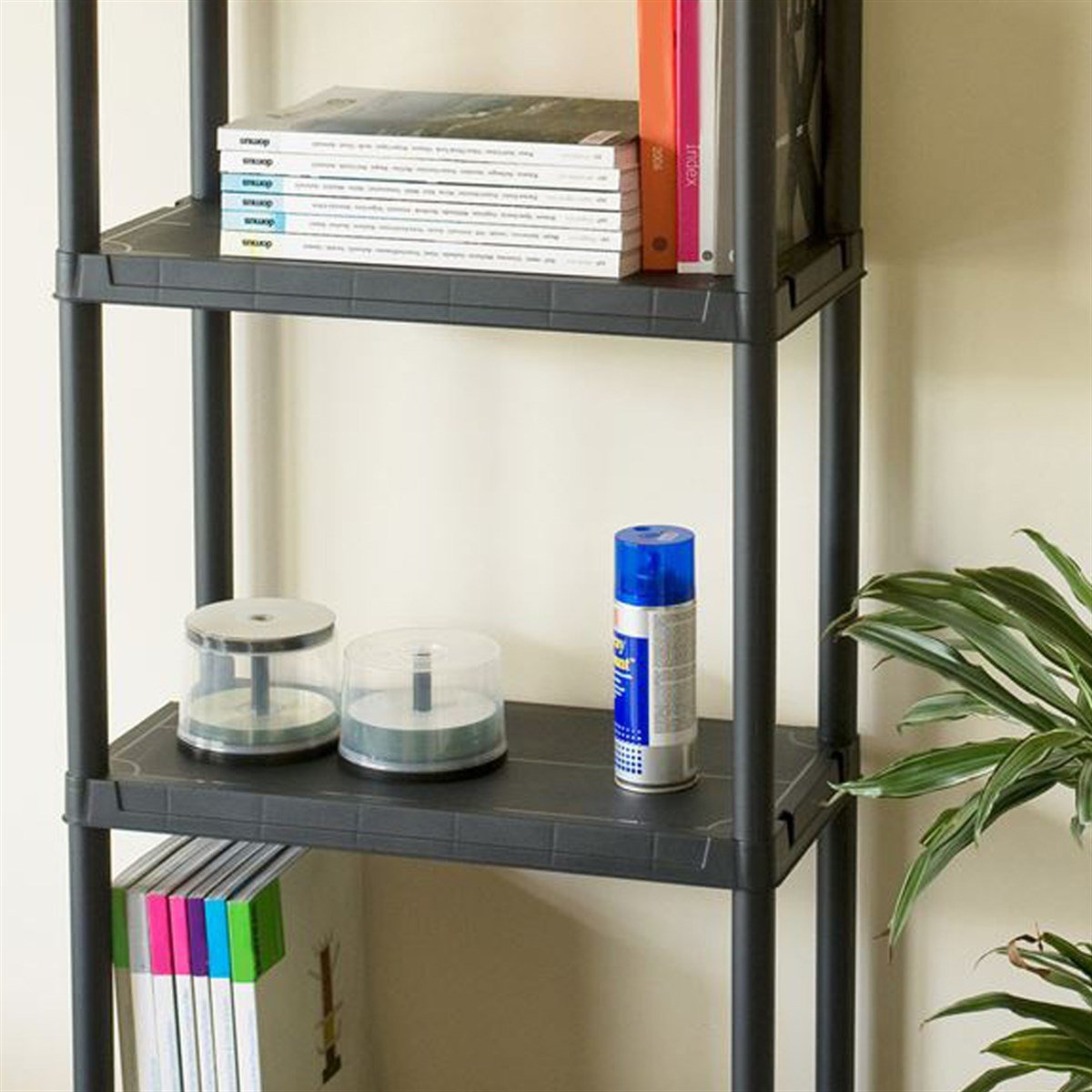 Toomax Universal Vent 4 Katlı Plastik Raf ( Her Raf 25 kg Taşır )