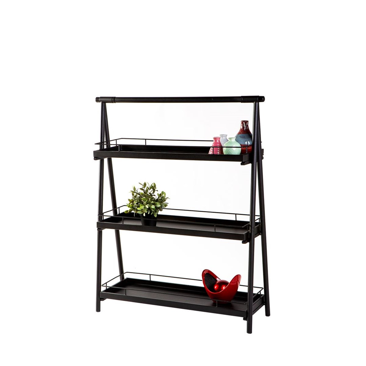 Trero Üç Katlı Metal Raf