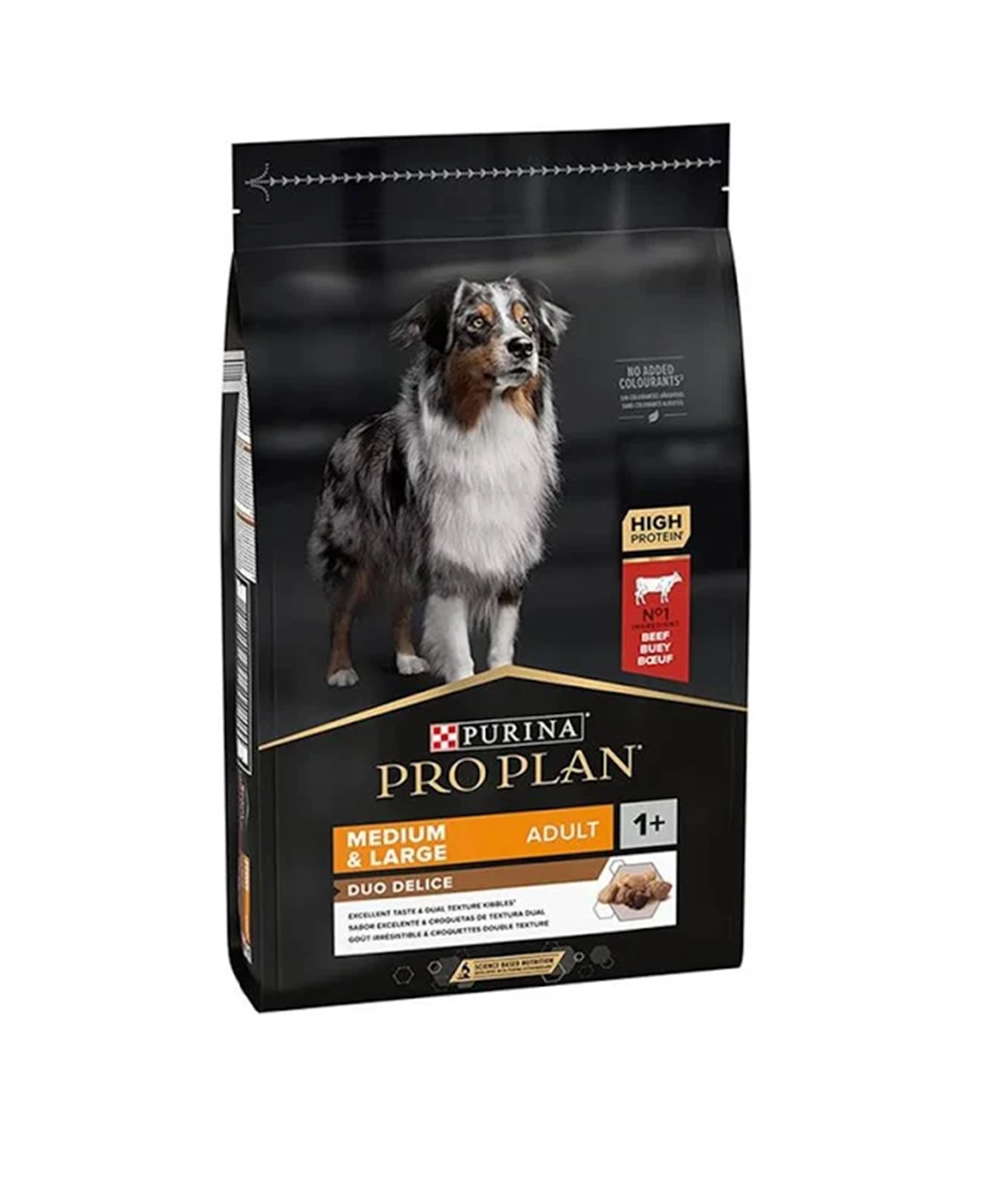  Pro Plan Duo Delice Parça Biftek Etli Orta ve Büyük Irk Yetişkin Köpek Maması 10kg
