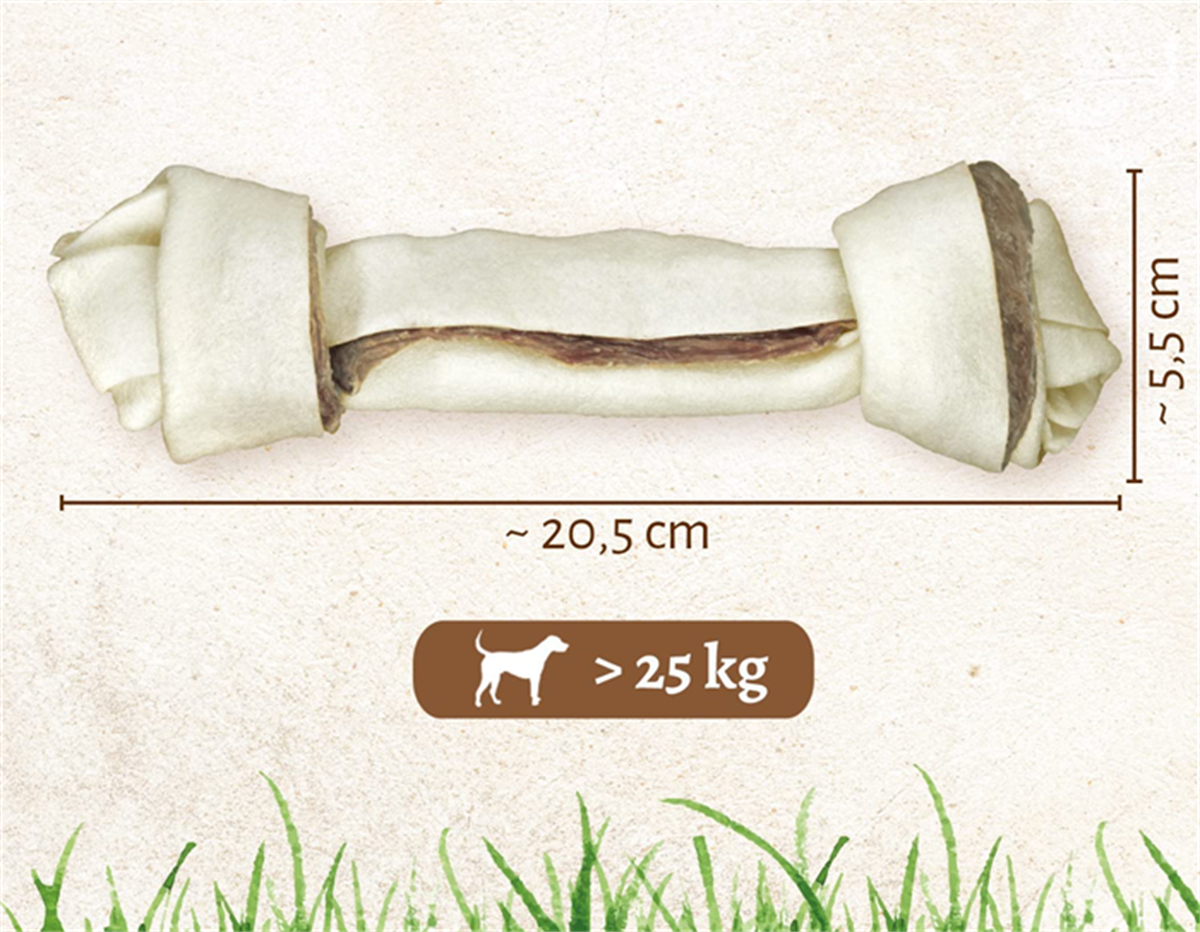 8in1 Delights Bones Large 20 cm Biftekli Düğümlü Tartar Önleyici Köpek Kemiği 85 Gr 