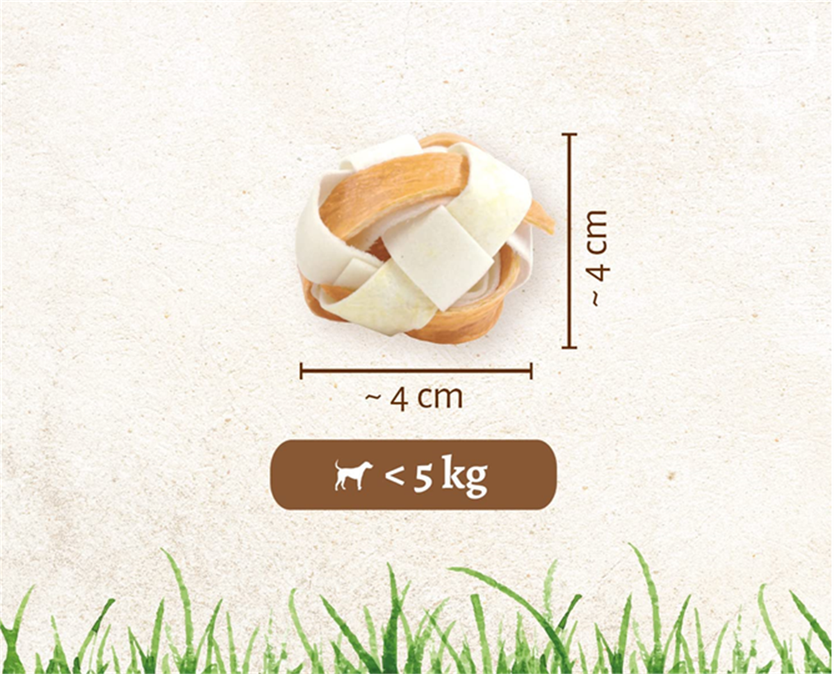 8in1 Delights Chicken Balls XSmall Tavuklu Köpek Ağız Bakımı Çiğneme Topu 36 Gr.