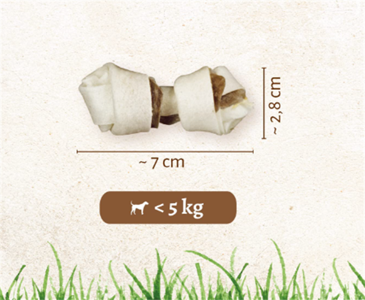 8in1 Delights XS Bones Ağız Bakımı için Düğümlü Sığır Etli Köpek Kemiği 7 Adet 84 Gr