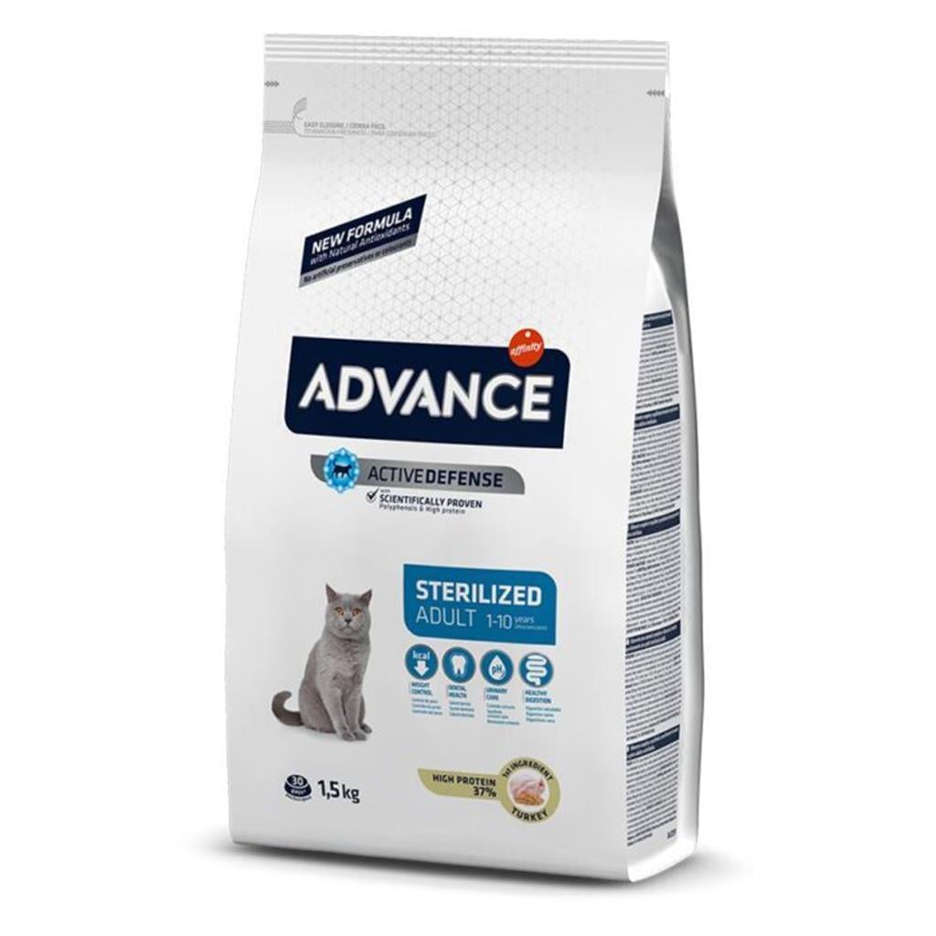 Advance Hindili Kısırlaştırılmış Kedi Maması 1,5 kg