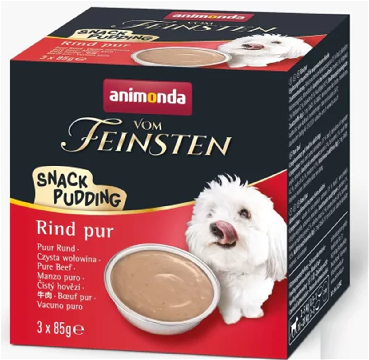 Animonda Vom Feinsten Snack Pudding Biftekli Yetişkin Köpek Pudingi 255 Gr
