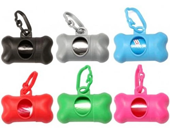 Canny dışkı poşeti taşım aparatı + 2 rulo poşet