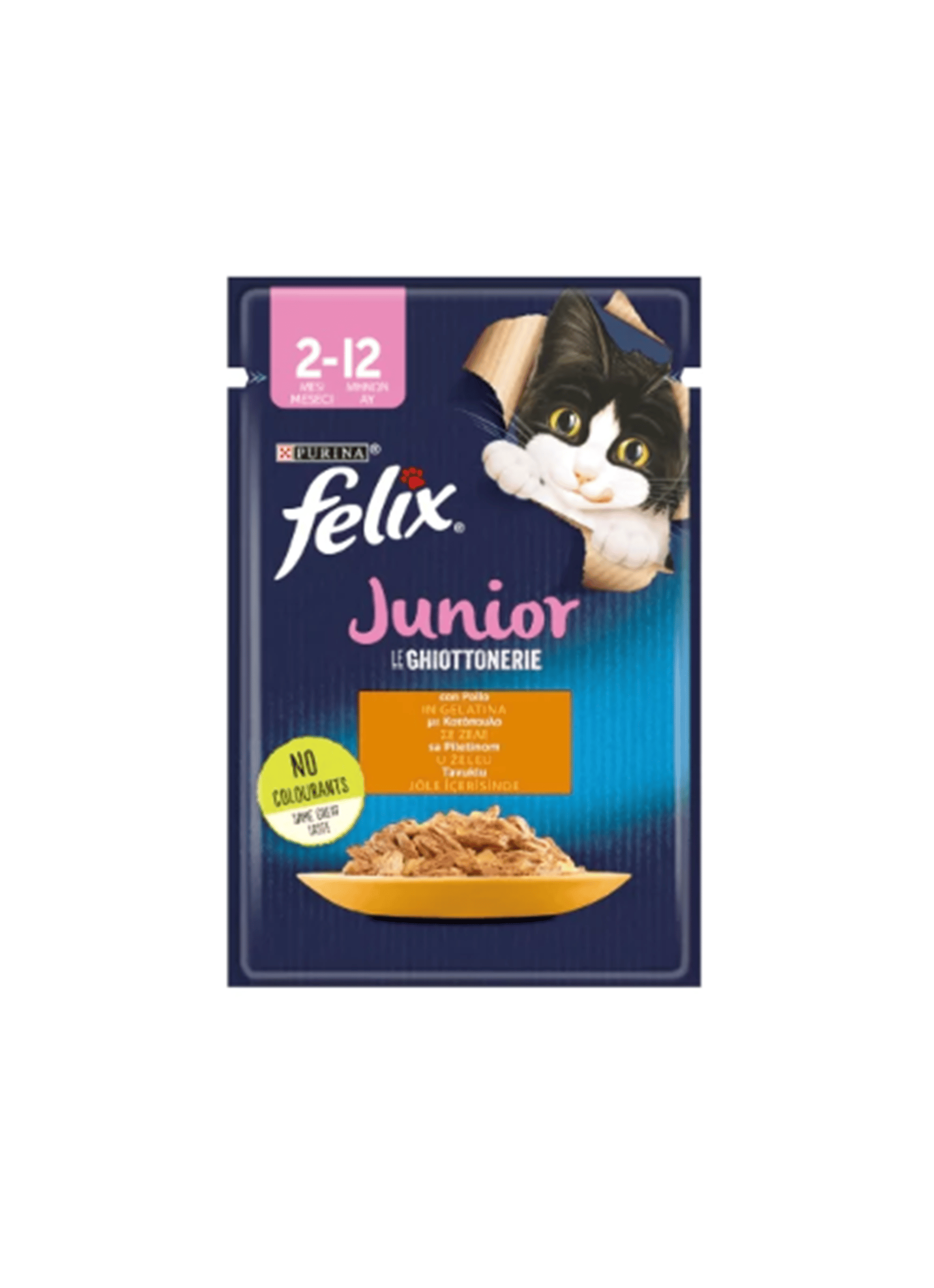 Felix Pouch Junior Tavuk Etli Yavru Yaş Kedi Maması 85 Gr