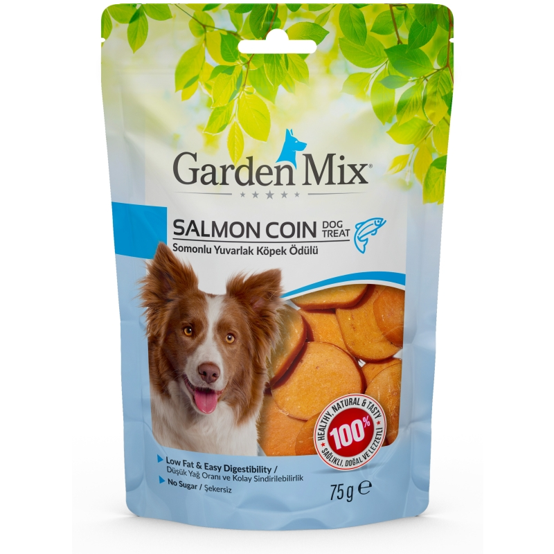 GardenMix Yuvarlak Somonlu Köpek Ödül Maması 75 GR