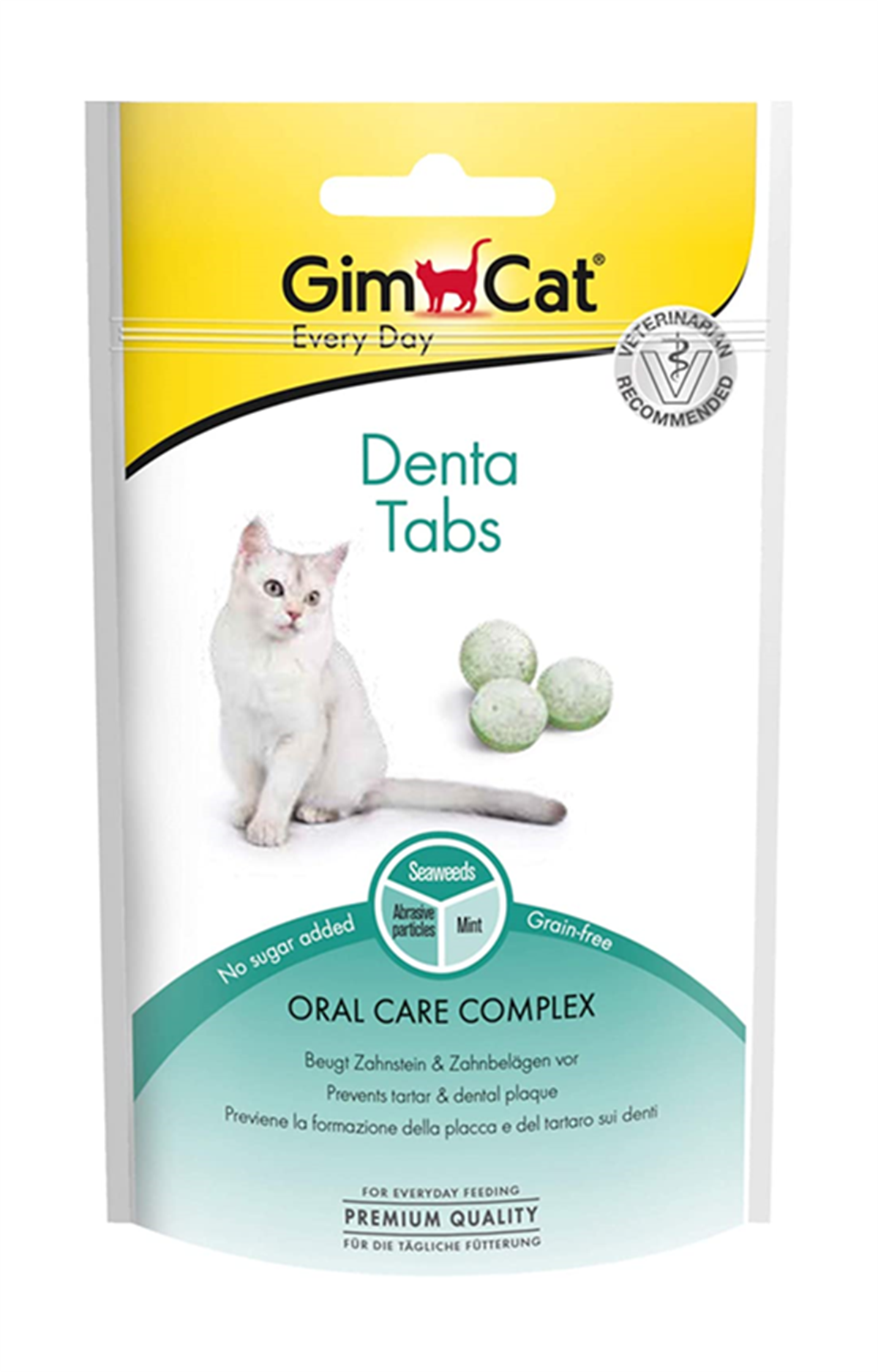 GimCat Denta Ağız ve Diş Sağlığı Kedi Ödül Tableti 40 Gr