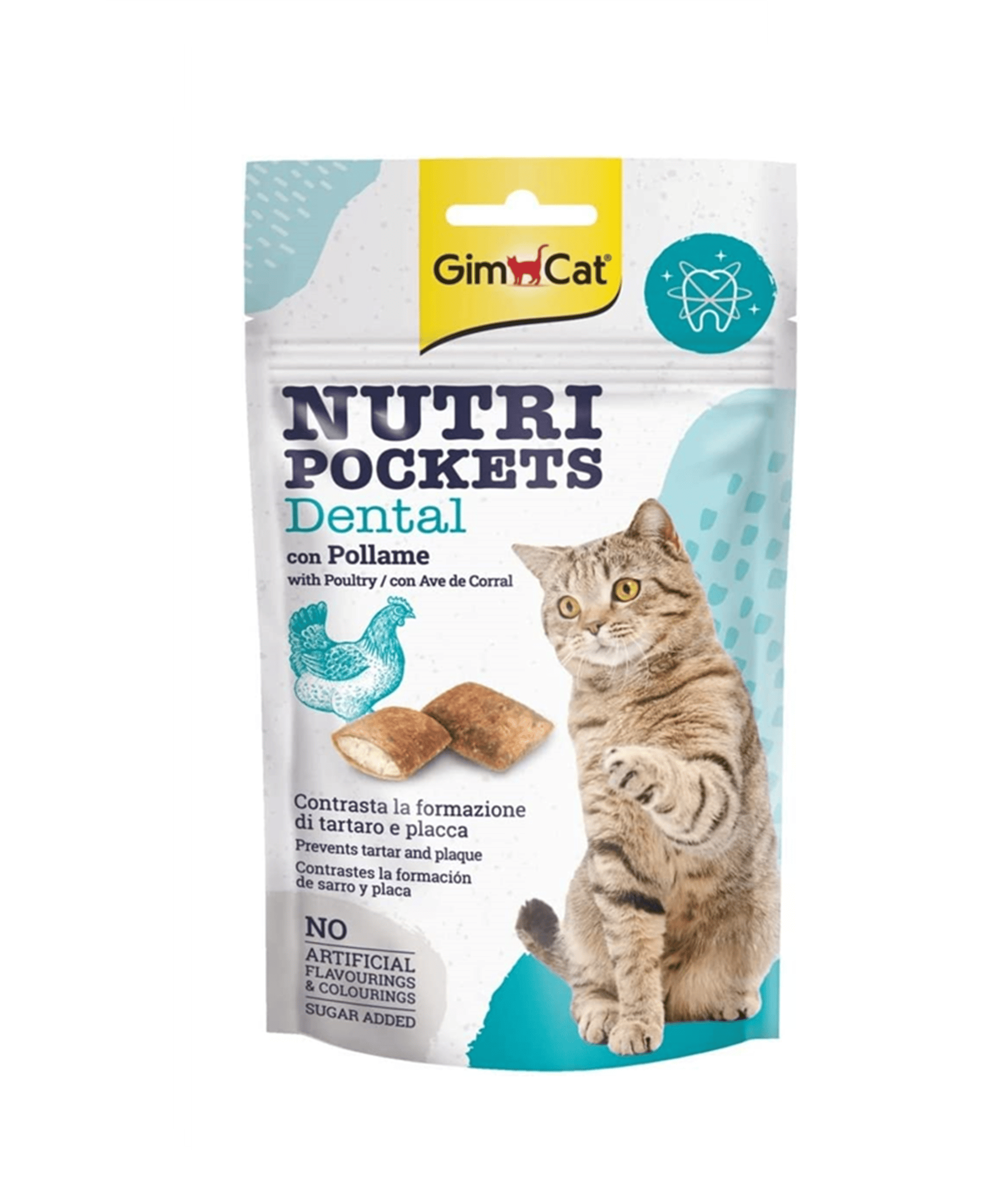 GimCat Nutripockets Dental Diş Sağlığı Kedi Ödül Maması 60 Gr