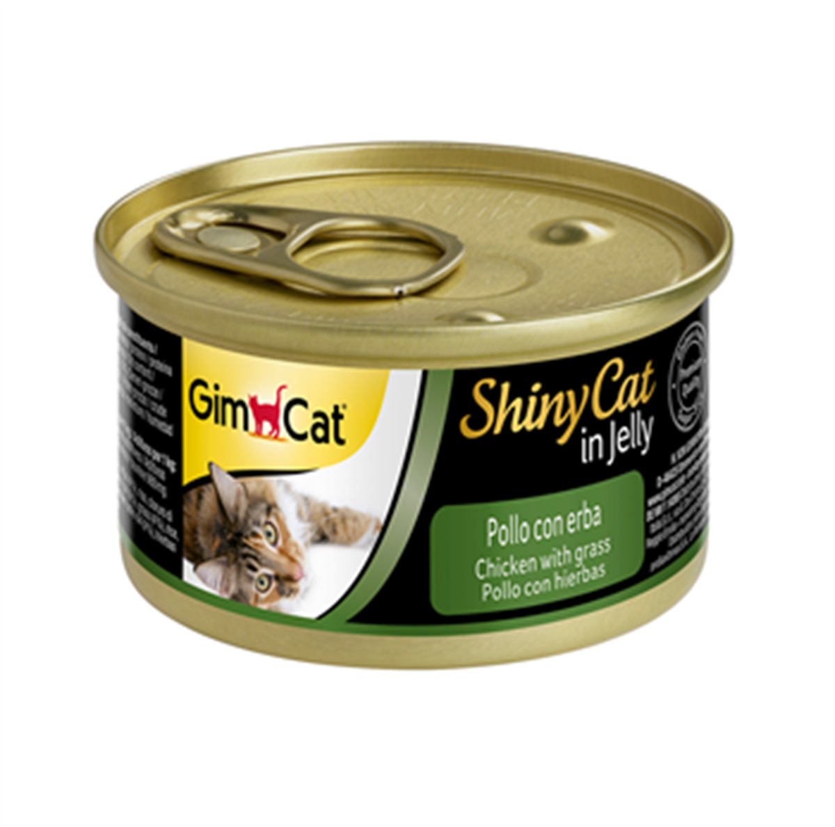 GimCat Shinycat Tavuk Etli ve Çimenli Kedi Konservesi 70 Gr