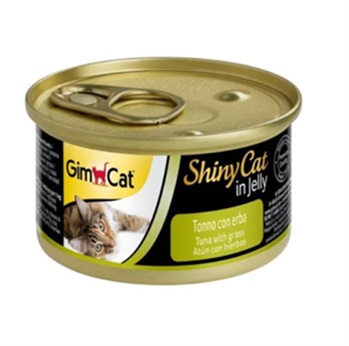 GimCat Shinycat Ton Balıklı ve Çimenli Kedi Konservesi 70 Gr