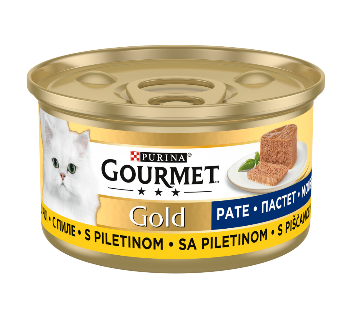 Gourmet Gold Kıyılmış Tavuklu Yetişkin Kedi Konservesi 85 gr