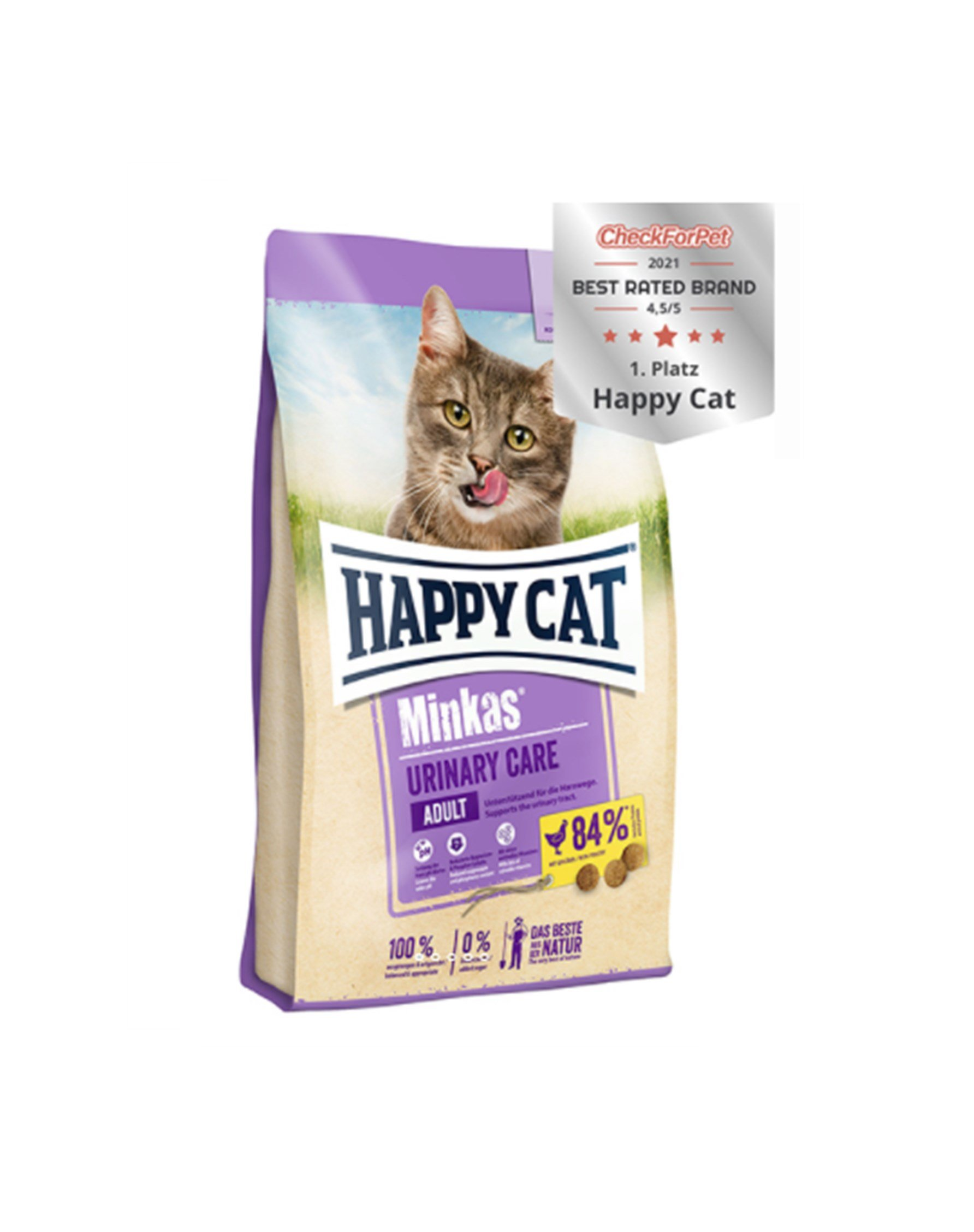 Happy Cat Minkas Urinary Tavuklu Kedi Maması 1,5 kg
