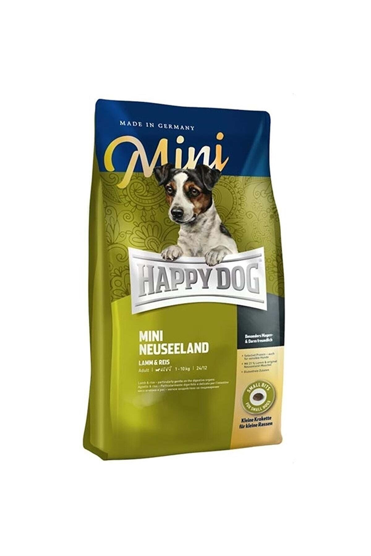 Happy Dog Mini Neuseeland Küçük Irk Kuzu Etli Köpek Maması 4 Kg