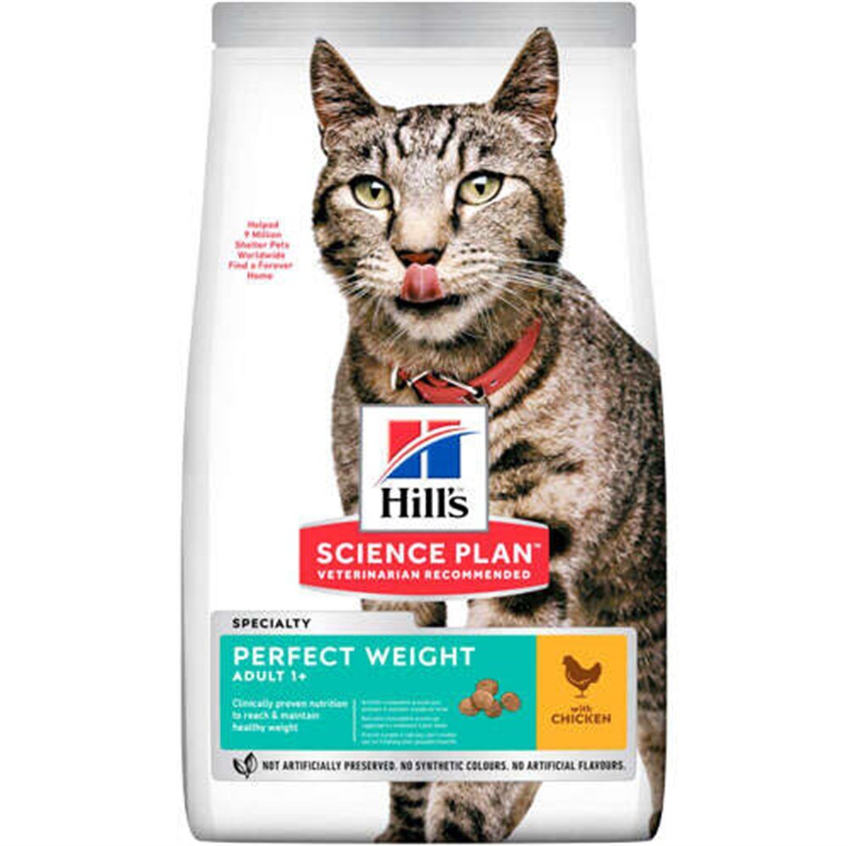 Hill's Perfect Weight Kilo Kontrolü için Tavuklu Yetişkin Kedi Maması 2,5kg