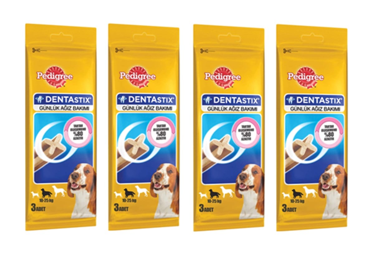 Pedigree Dentastix Medium Köpek Ödül Maması 77 Gr. 4 Adet