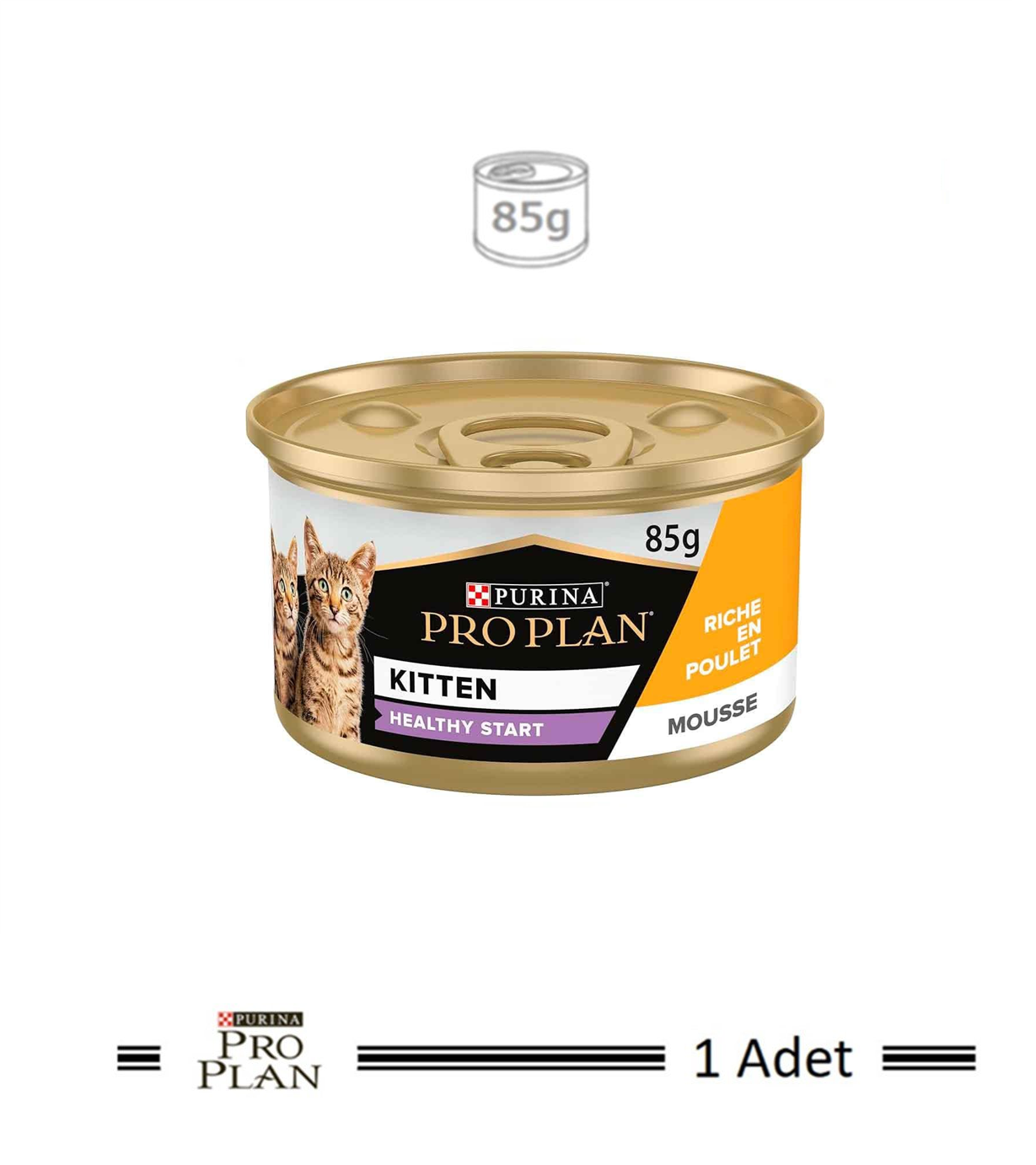 Pro Plan Kitten Tavuklu Yavru Kedi Konservesi 85 Gr 1 Adet