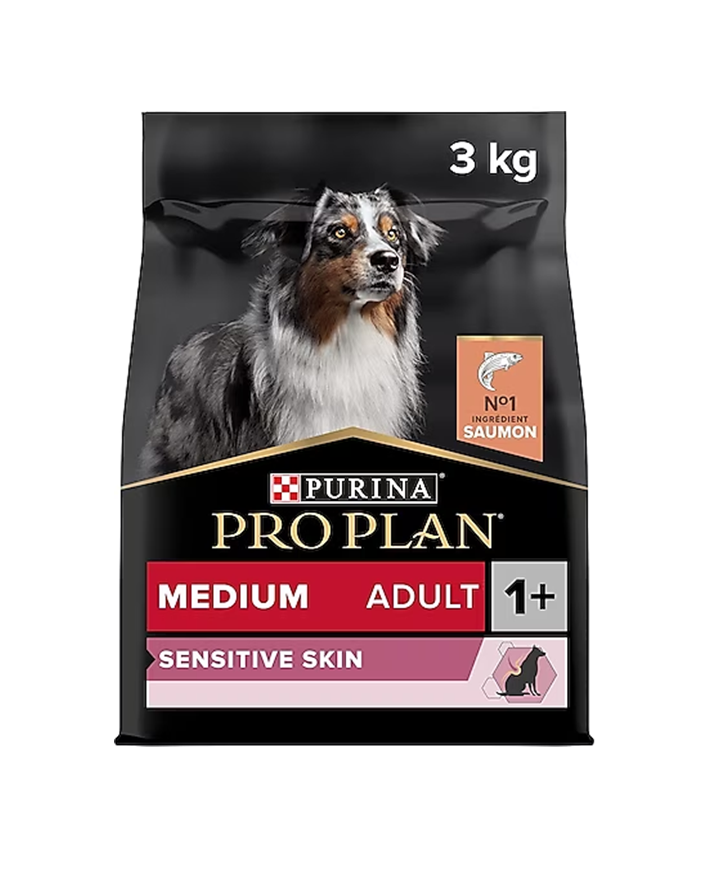 Pro Plan Medium Adult Sensitive Skin Somonlu ve Pirinçli Yetişkin Orta Irk Köpek Maması 3kg
