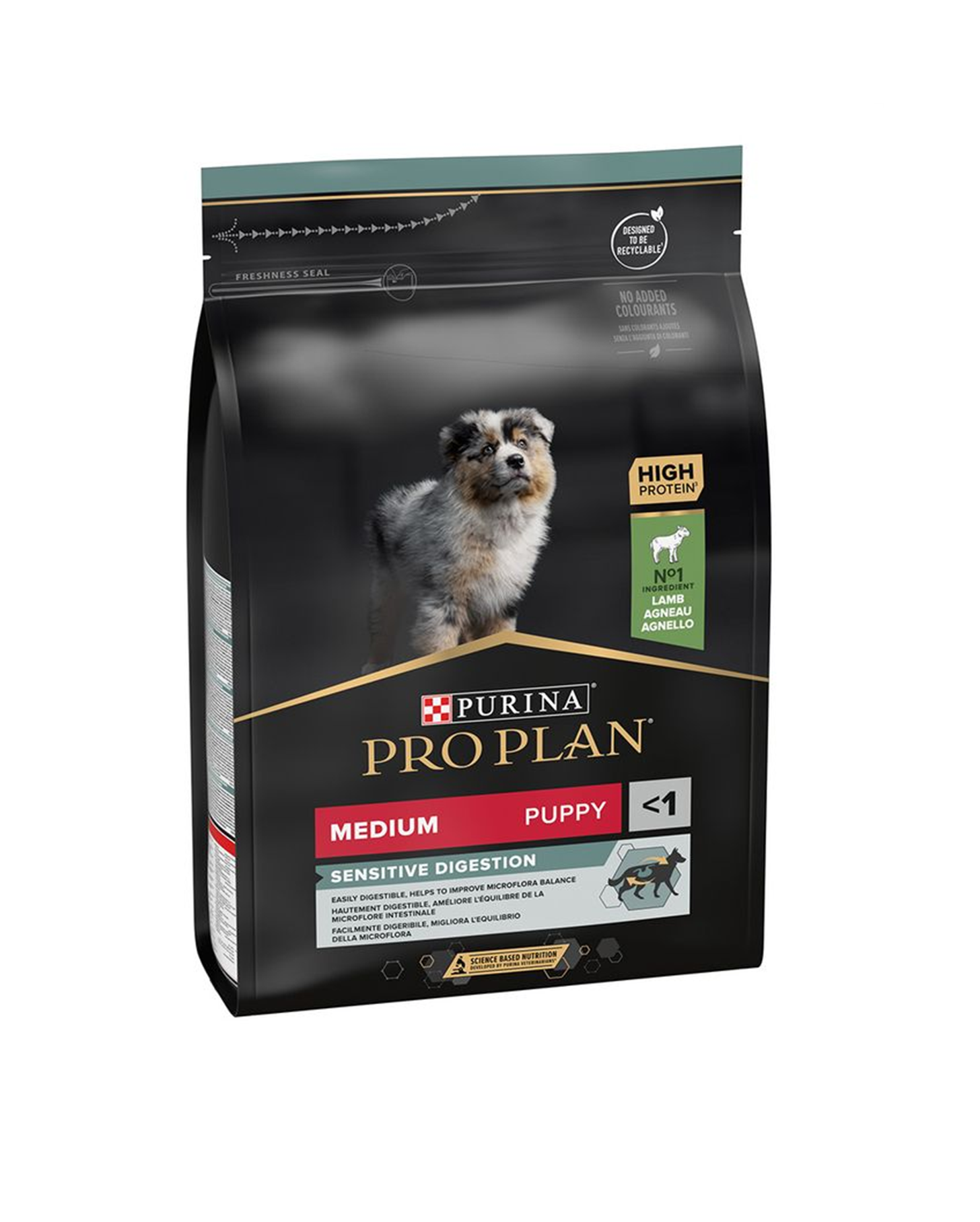 Pro Plan Medium Puppy Sensitive Digestion Kuzulu ve Pirinçli Orta Irk Yavru Köpek Maması 3kg