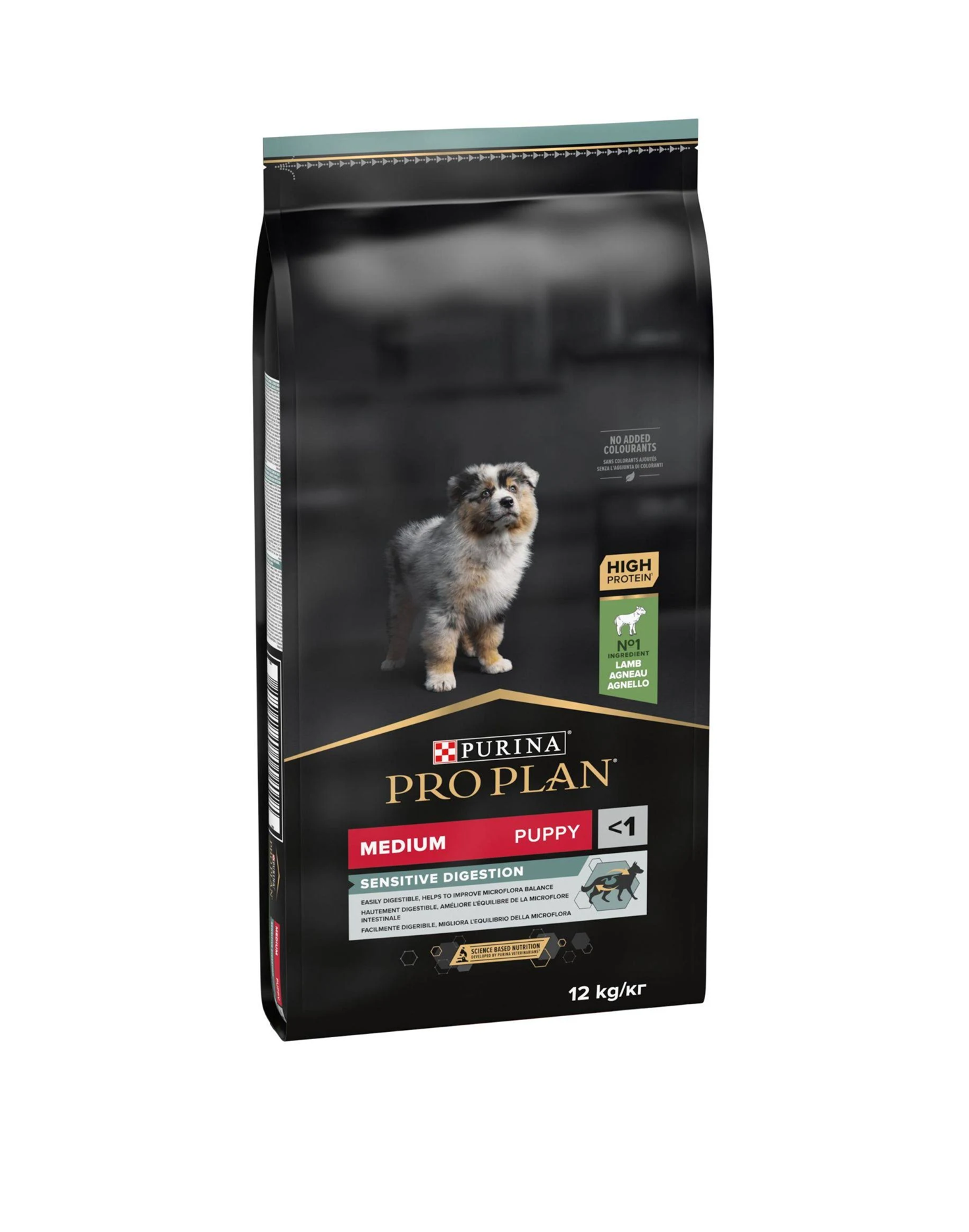 Pro Plan Medium Puppy Sensitive Digestion Kuzulu ve Pirinçli Orta Irk Yavru Köpek Maması 12kg