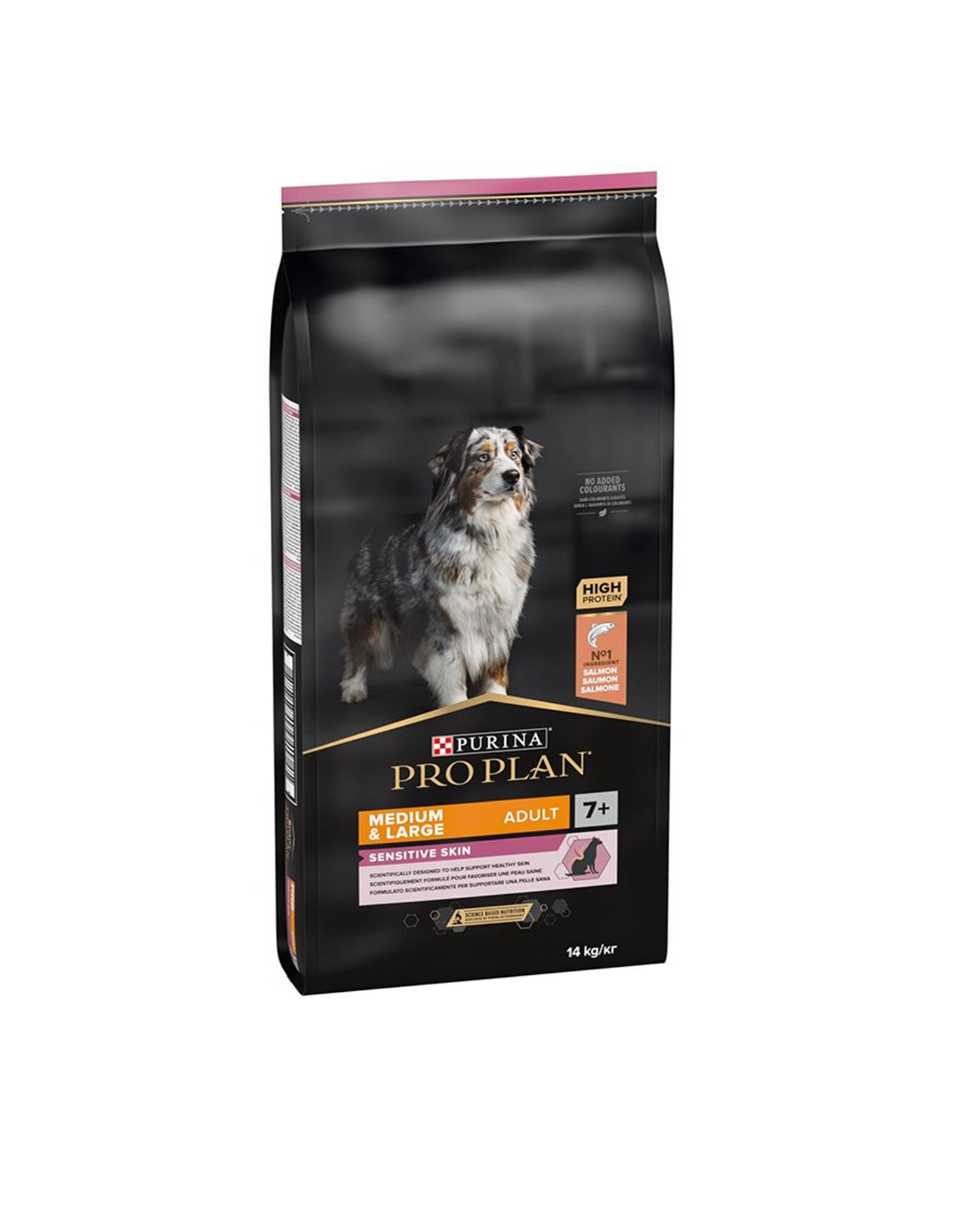 Pro Plan Senior 7+ Orta ve Büyük Irk Sensitive Skin Somonlu ve Pirinçli Yaşlı Köpek Maması 14kg