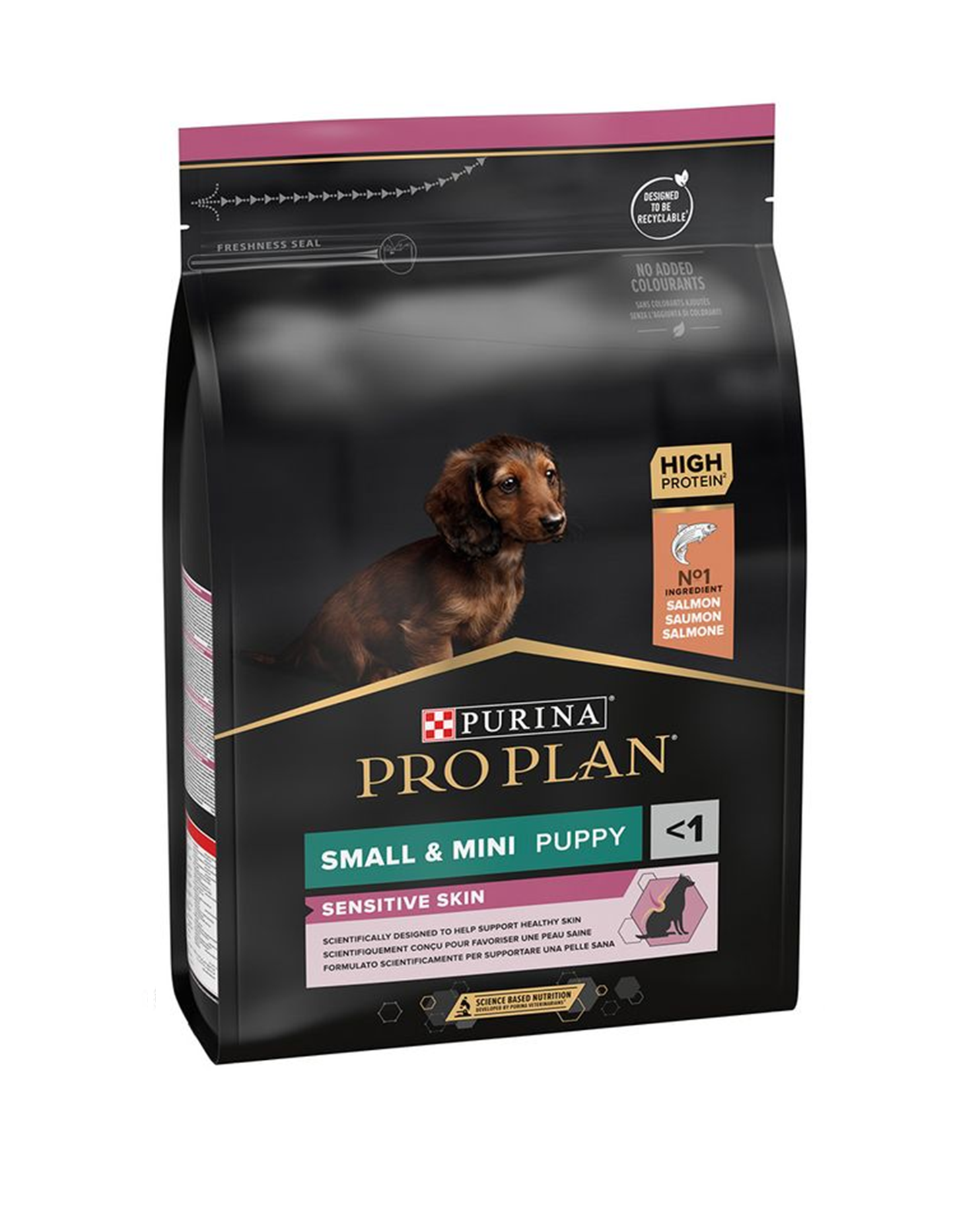 Pro Plan Small & Mini Puppy Sensitive Skin Somonlu Mini Irk Yavru Köpek Maması 3kg