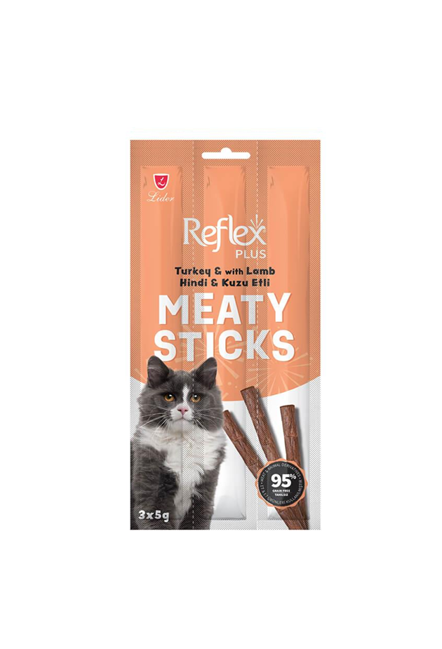 Reflex Hindili Kuzulu Kedi Ödül Çubuğu 5 Gr 3 Adet