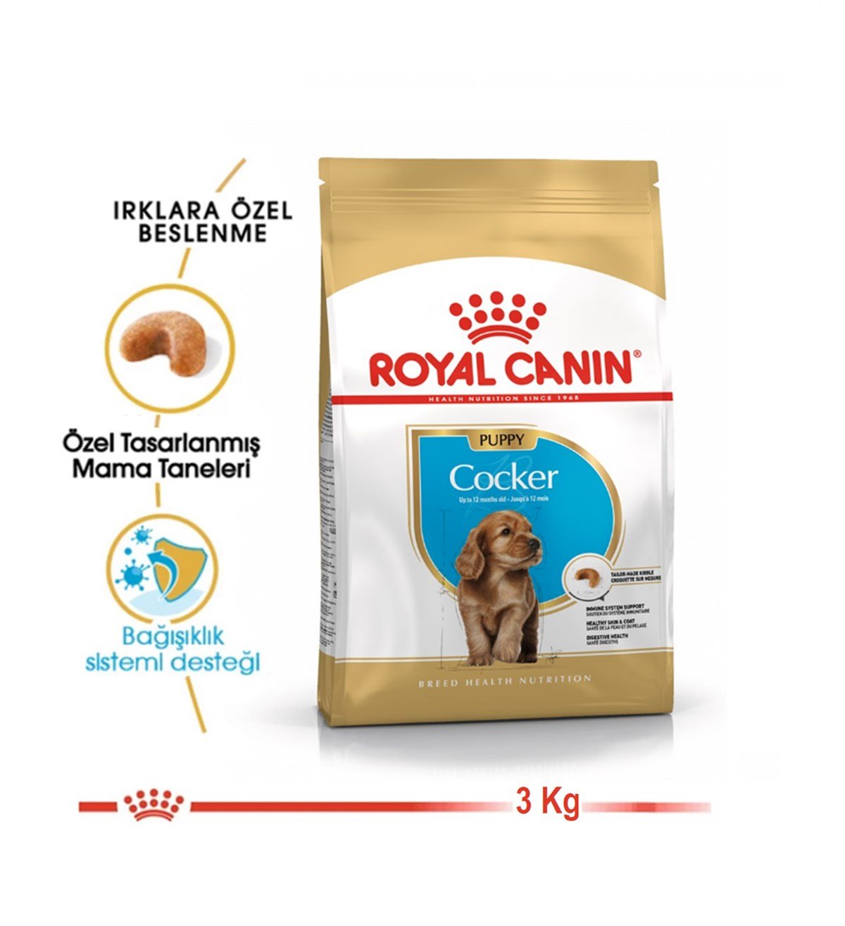 Royal Canin Cocker Puppy Yavru Köpek Maması 3 Kg