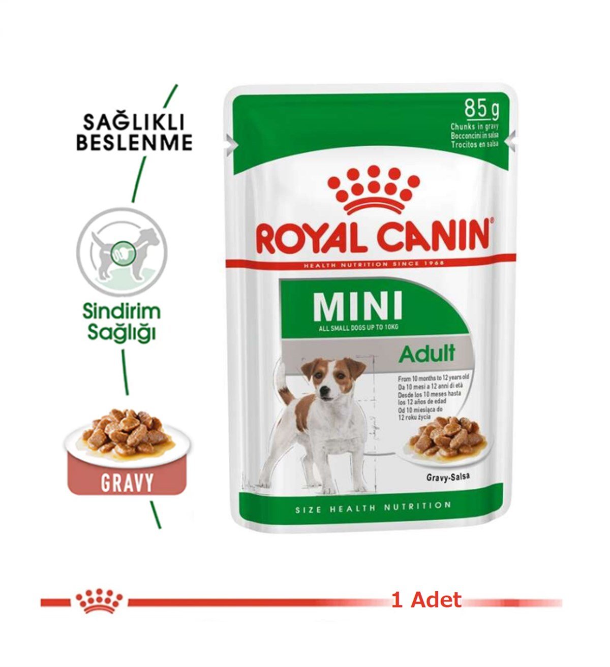 Royal Canin Mini Adult Pouch Konserve Köpek Maması 85 Gr. 1 Adet