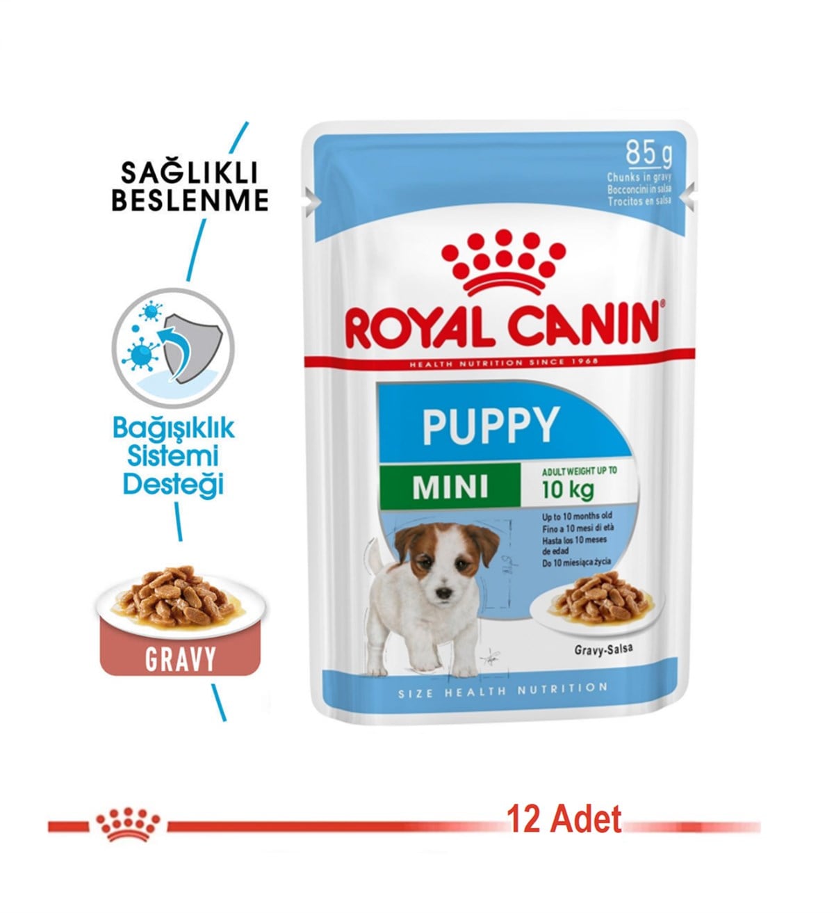 Royal Canin Mini Puppy Pouch Yaş Yavru Köpek Maması 85 Gr 12 Adet