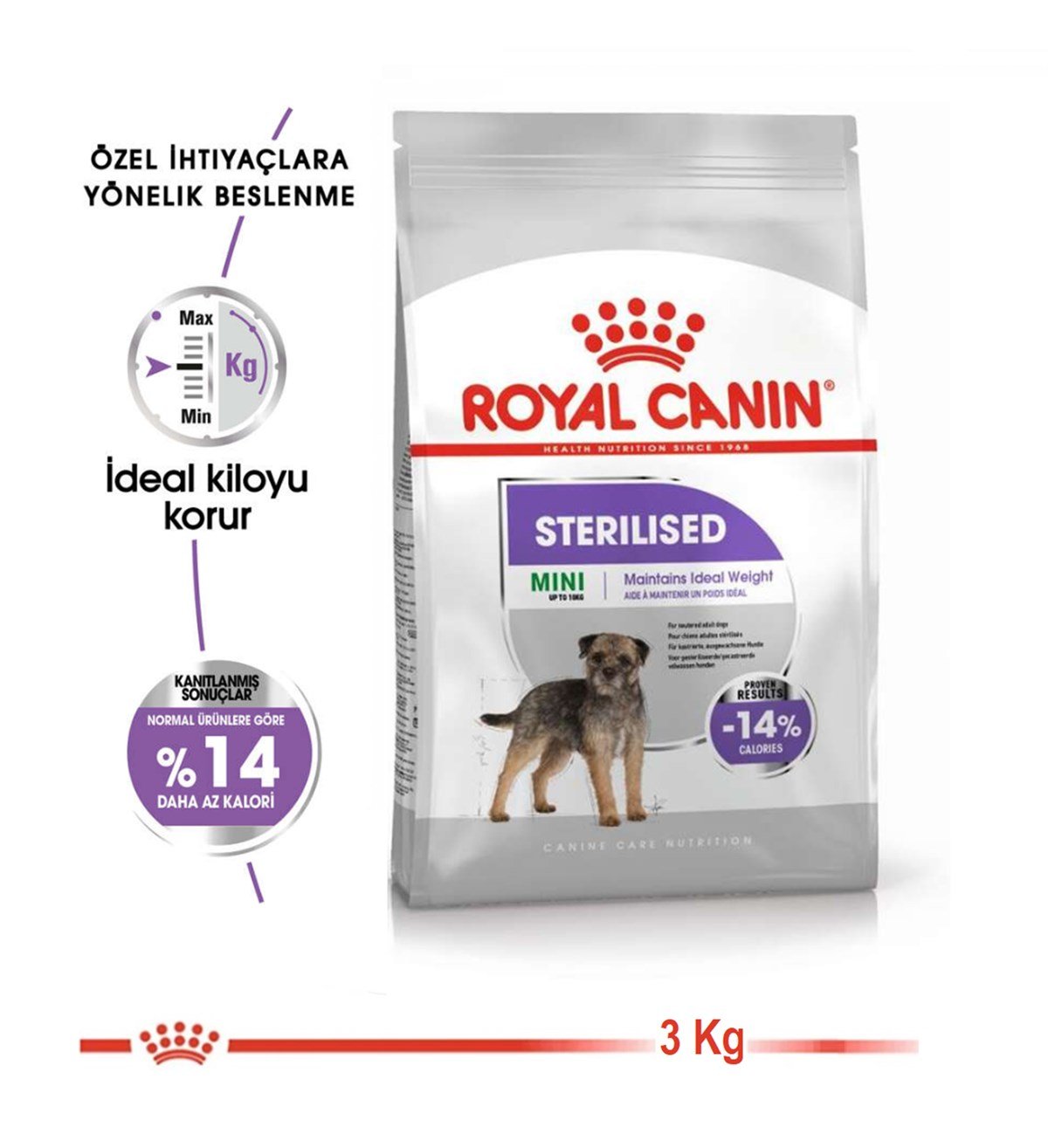 Royal Canin Mini Sterilised Küçük Irk Kısırlaştırılmış Köpek Maması 3 Kg