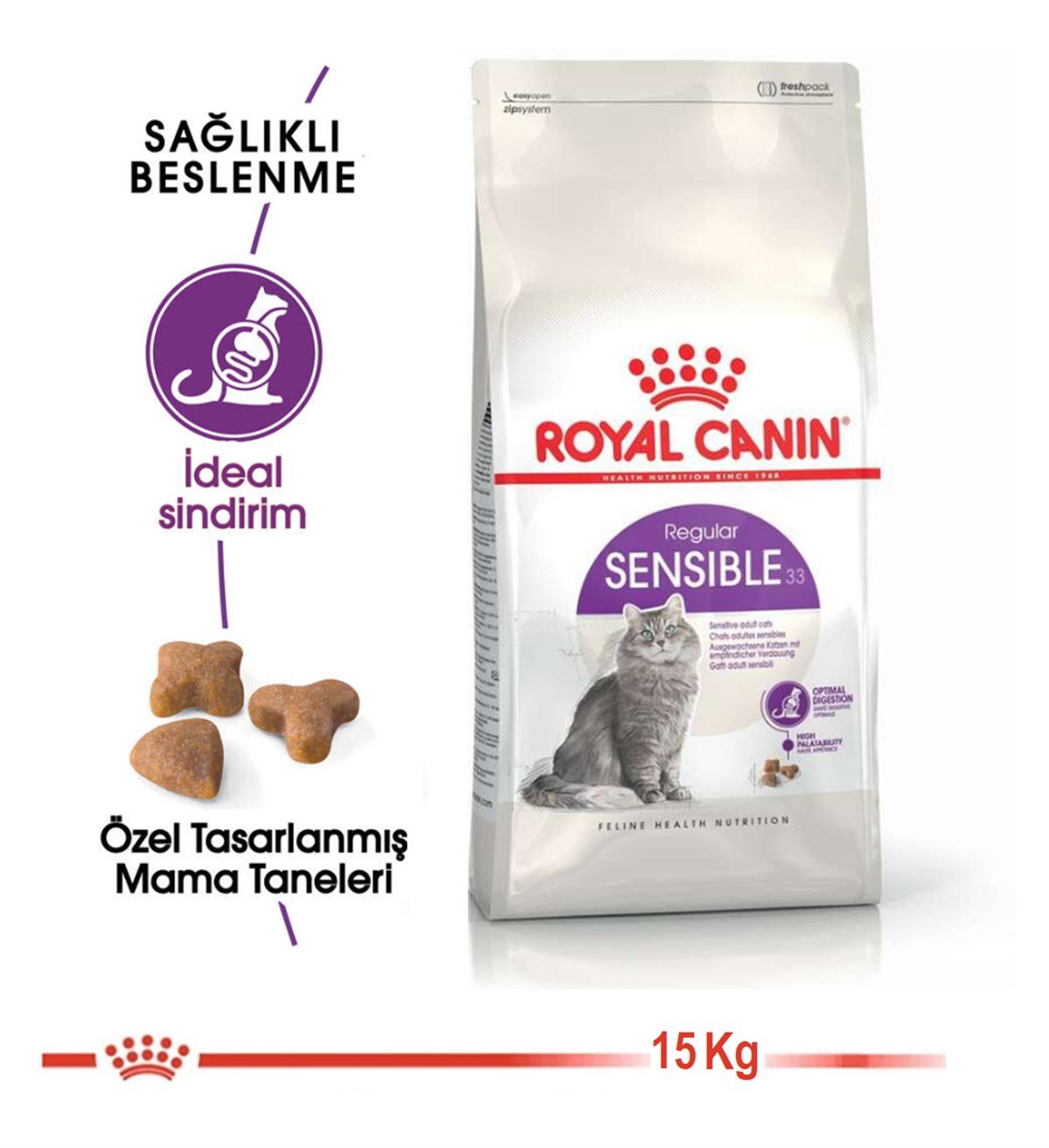 Royal Canin Sensible Hassas Sindirim Sistemi Kedi Maması 15 Kg