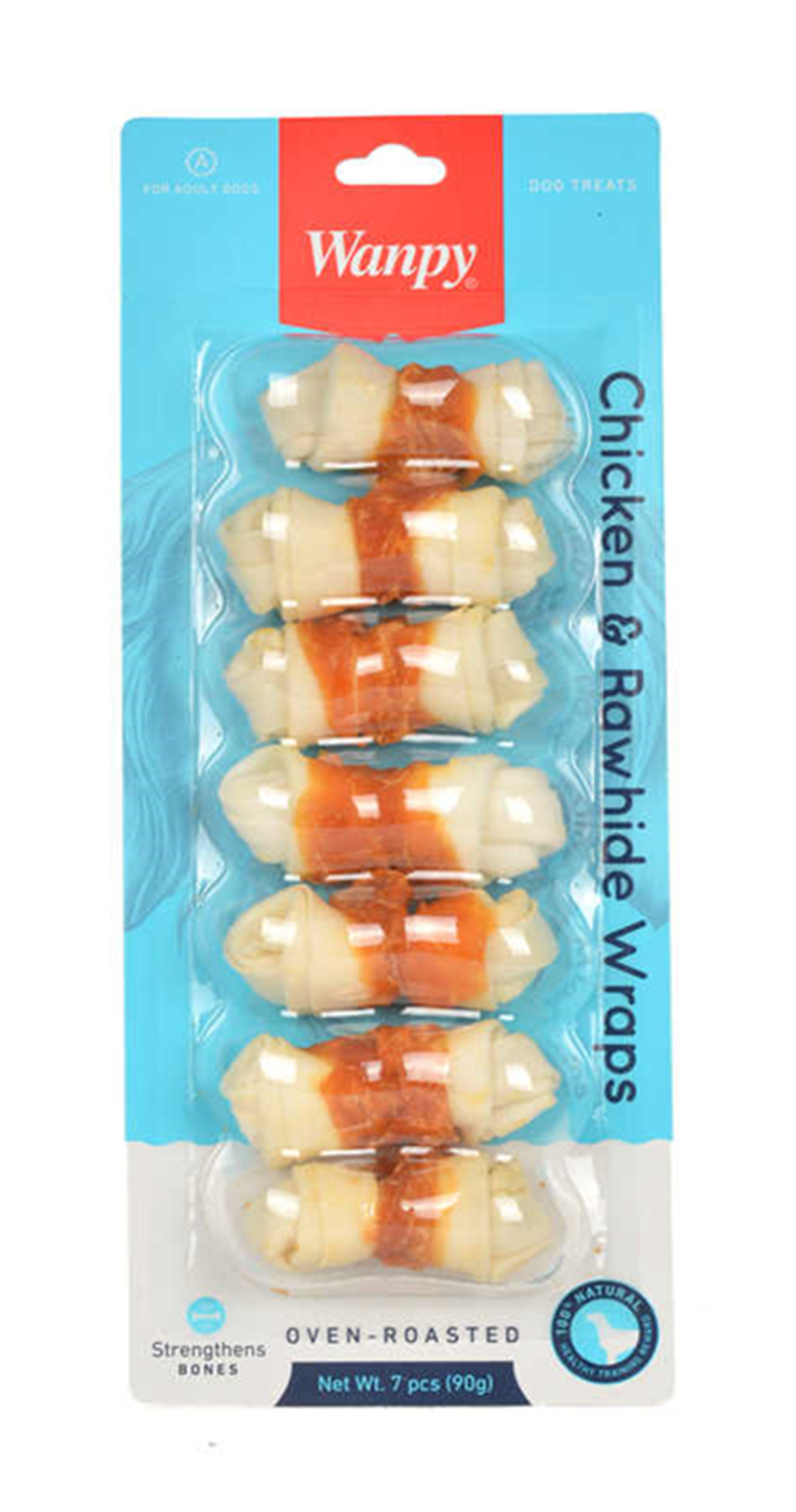 Wanpy Tavuk Sargılı Köpek Düğüm Kemiği 90 Gr 