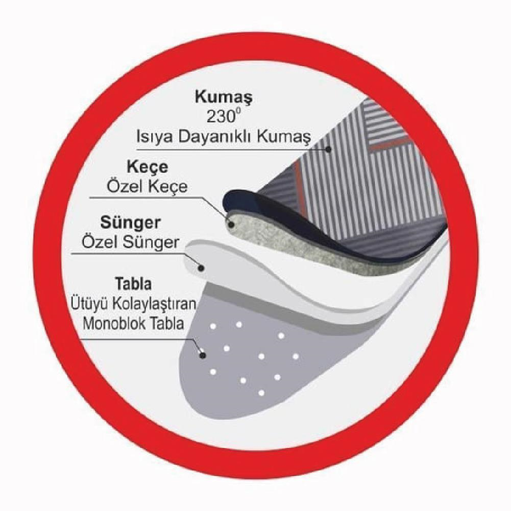 Devecioğlu Harbinger Yeni Nesil MM154 MasterBoard Ütü Masası