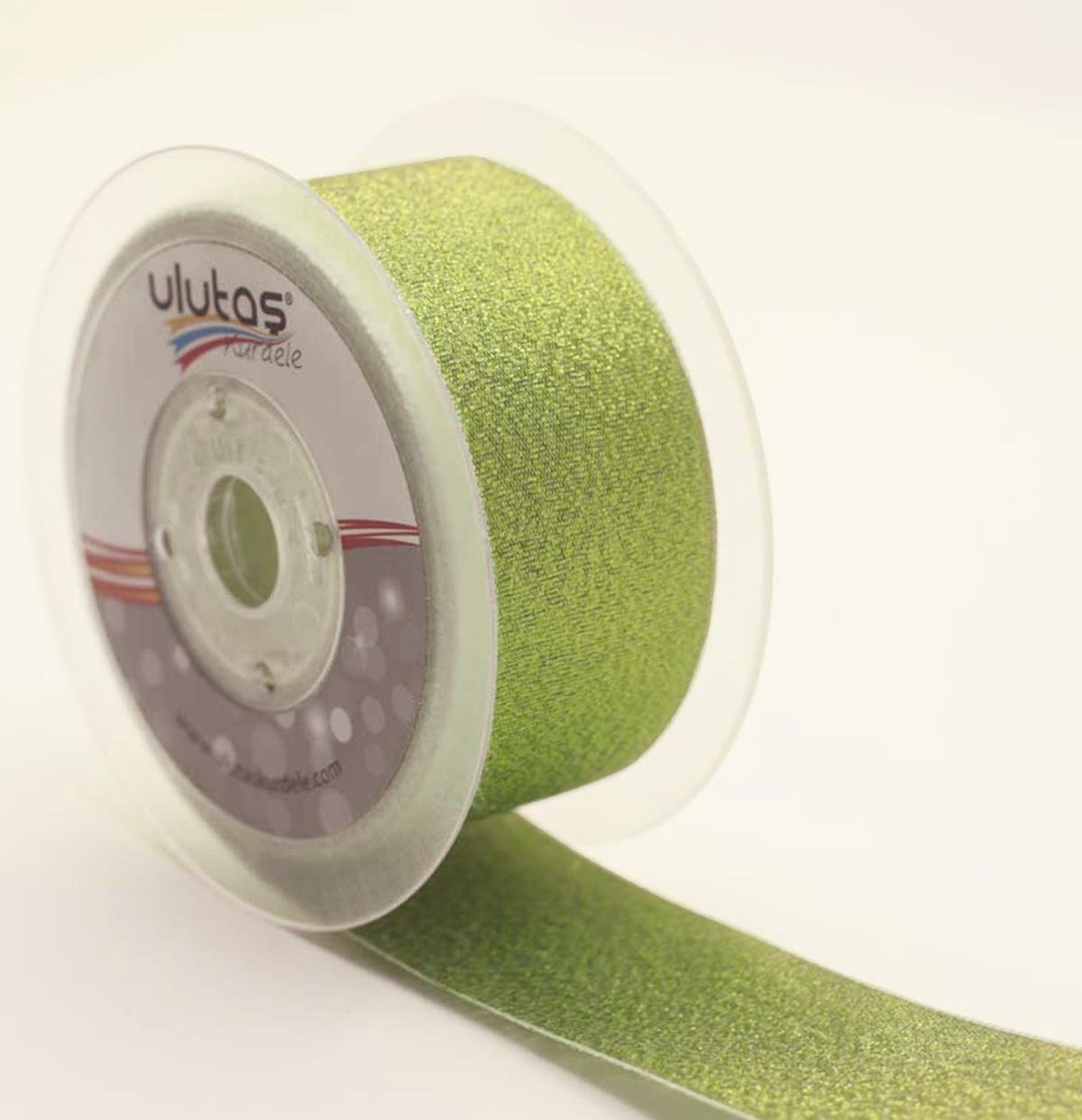 Fıstık Yeşili Sim Kurdele 4 Cm 20 Mt
