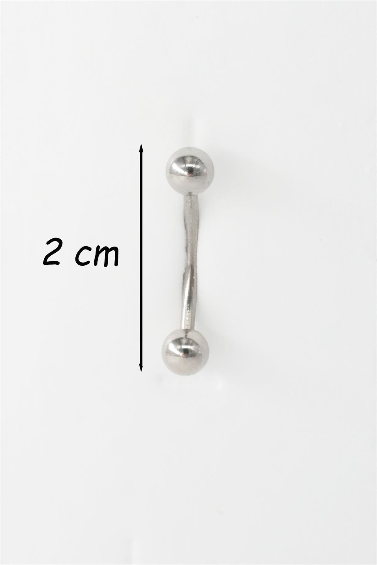 Kadın 316L Anti Alerjenik Topcuklu  Piercing