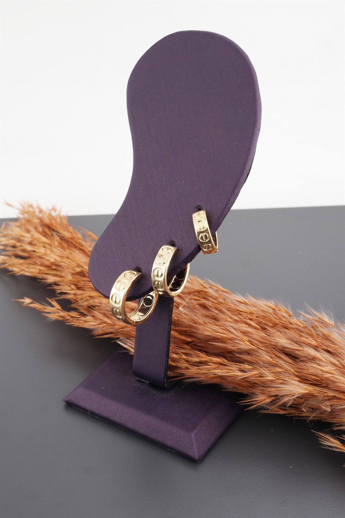 Kadın Basic 3 Boy 3'lü küpe Seti