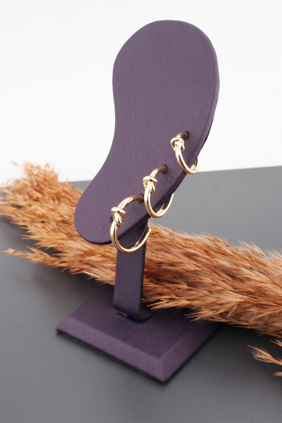 Kadın Basic  3 Boy 3'lü küpe Seti