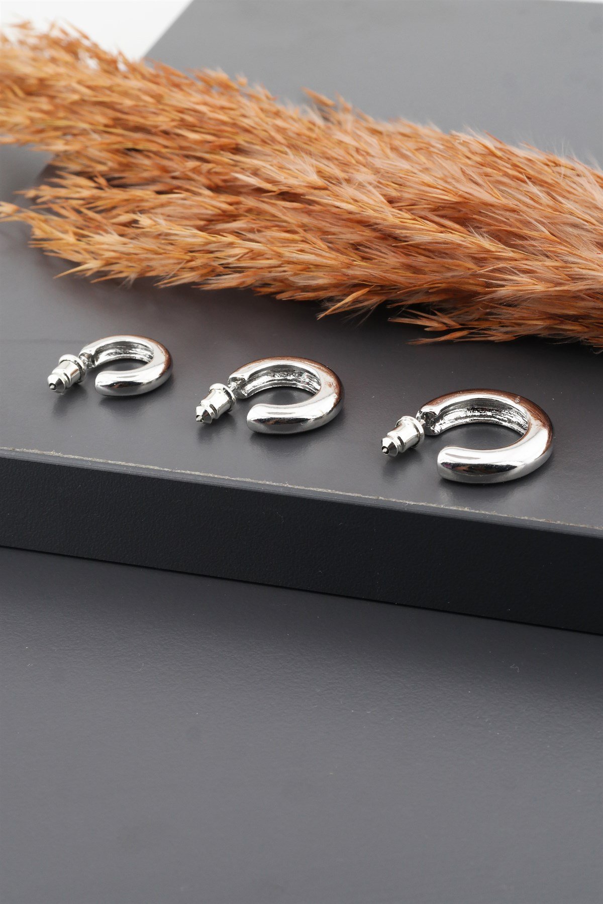 Kadın Basic 3 Boy 3'lü küpe Seti