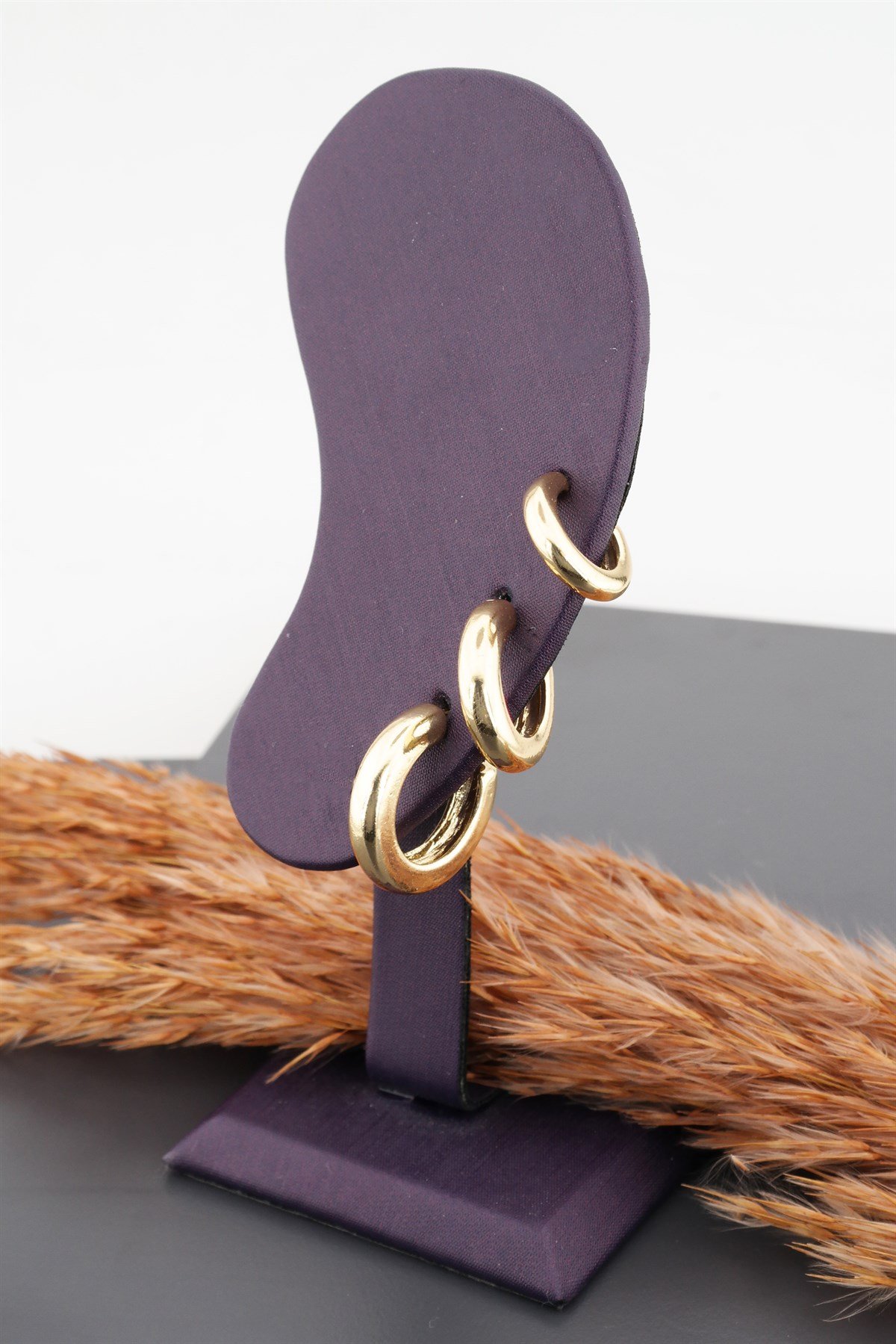 Kadın Basic 3 Boy 3'lü küpe Seti