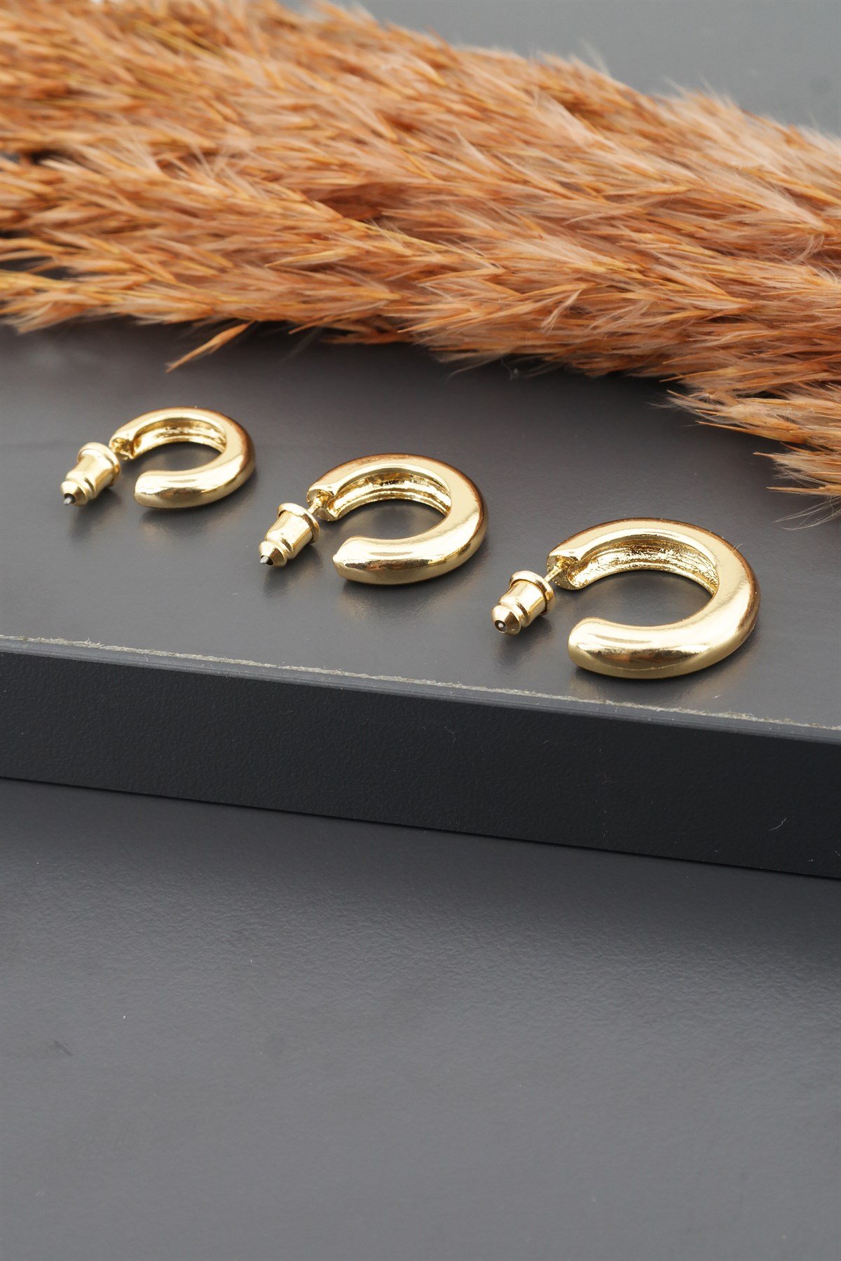 Kadın Basic 3 Boy 3'lü küpe Seti