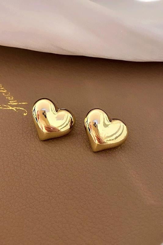 Kadın Özel Tasarım Mini Kalp Model 1.5 cm Küpe 002