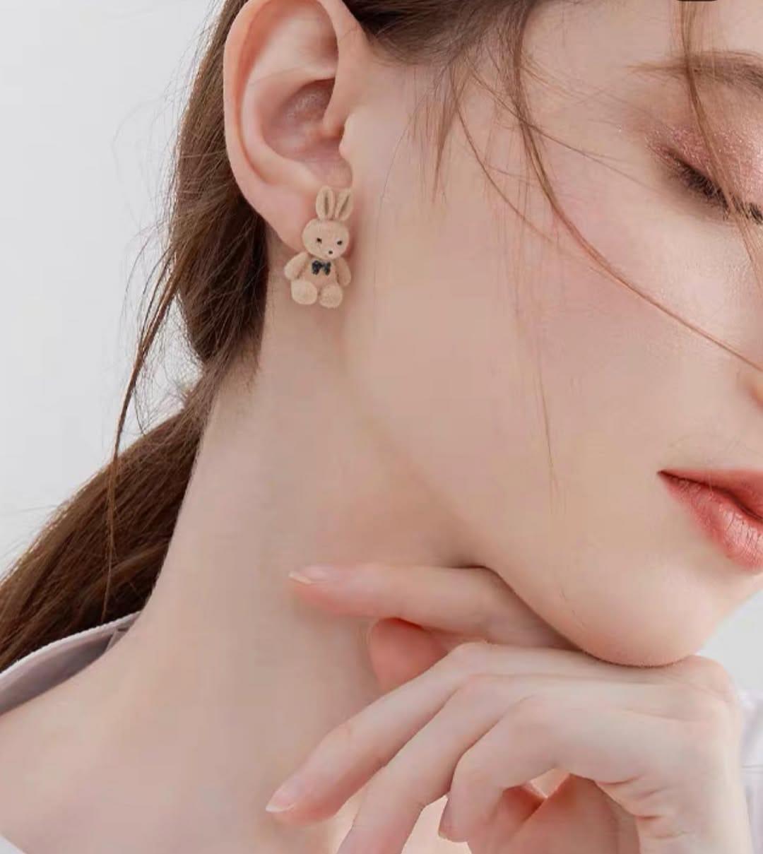 Kadın Özel Tasarım Tavşan Model KüpeZyna4