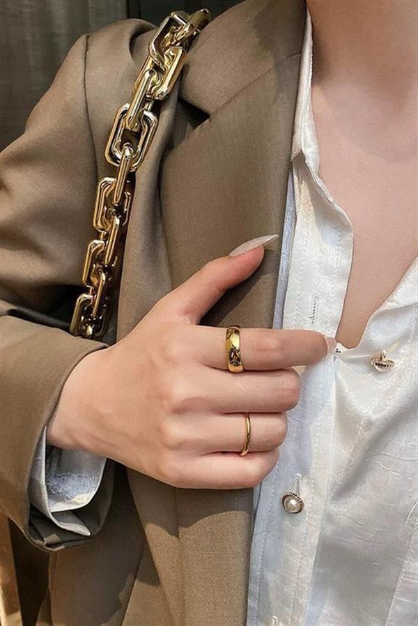 Unisex 6mm Kalınlığında 1 Adet 316 L Çelik Kararmaz Alyans Söz Yüzüğü