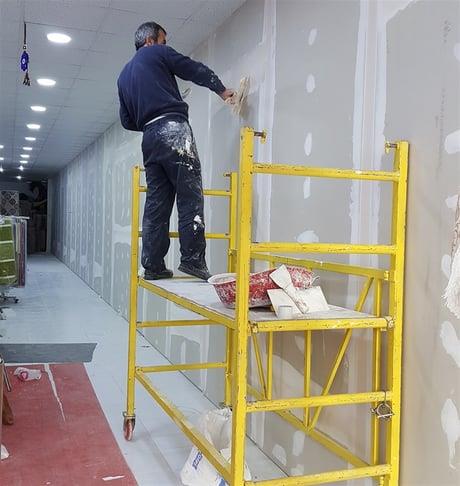 Tekerlekli Katlanır Mobil iskele 185 cm